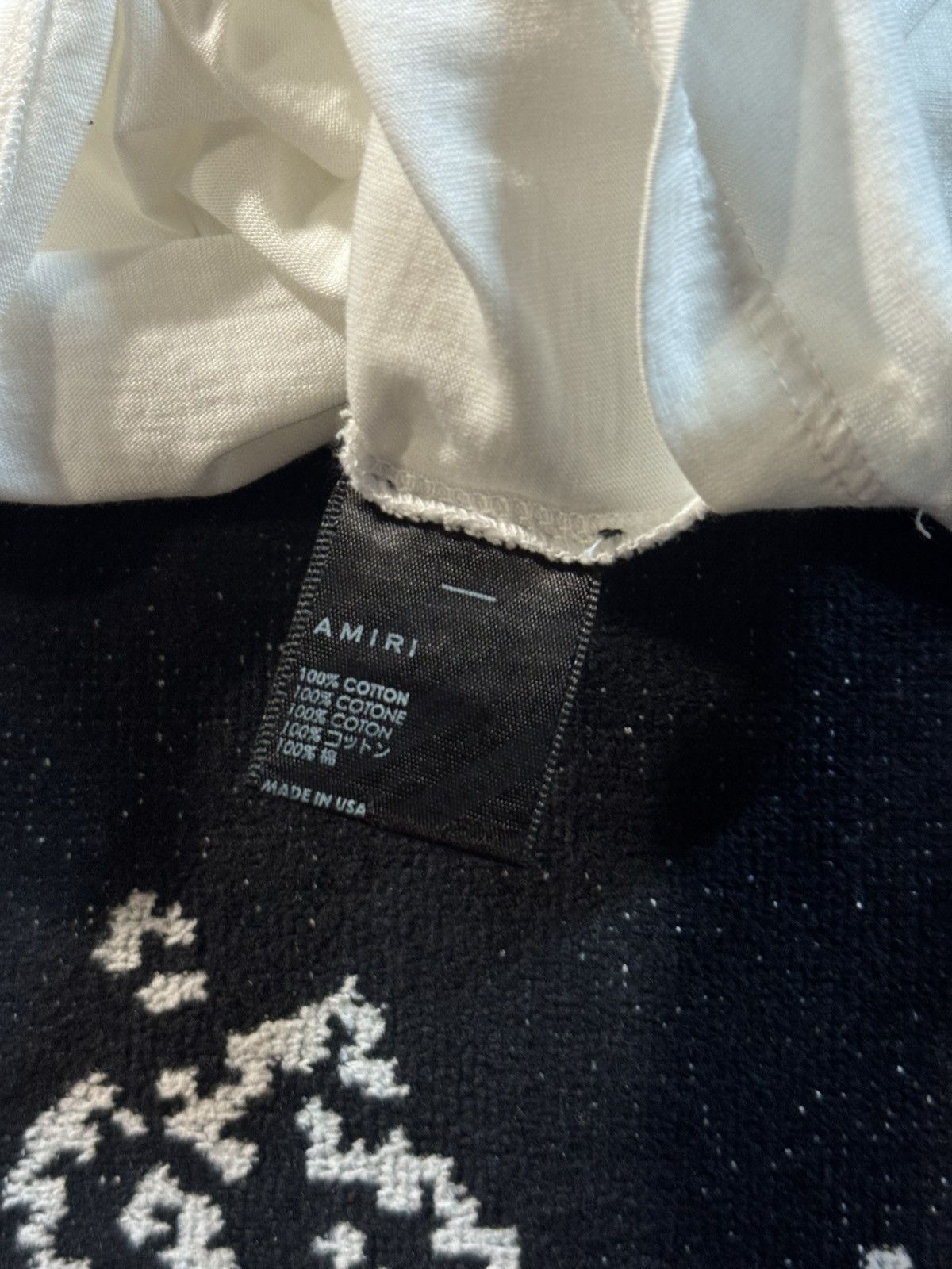 Amiri AMIRI WHITE CORE LOGO TEE Size US M / EU 48-50 / 2 - 7 Thumbnail
