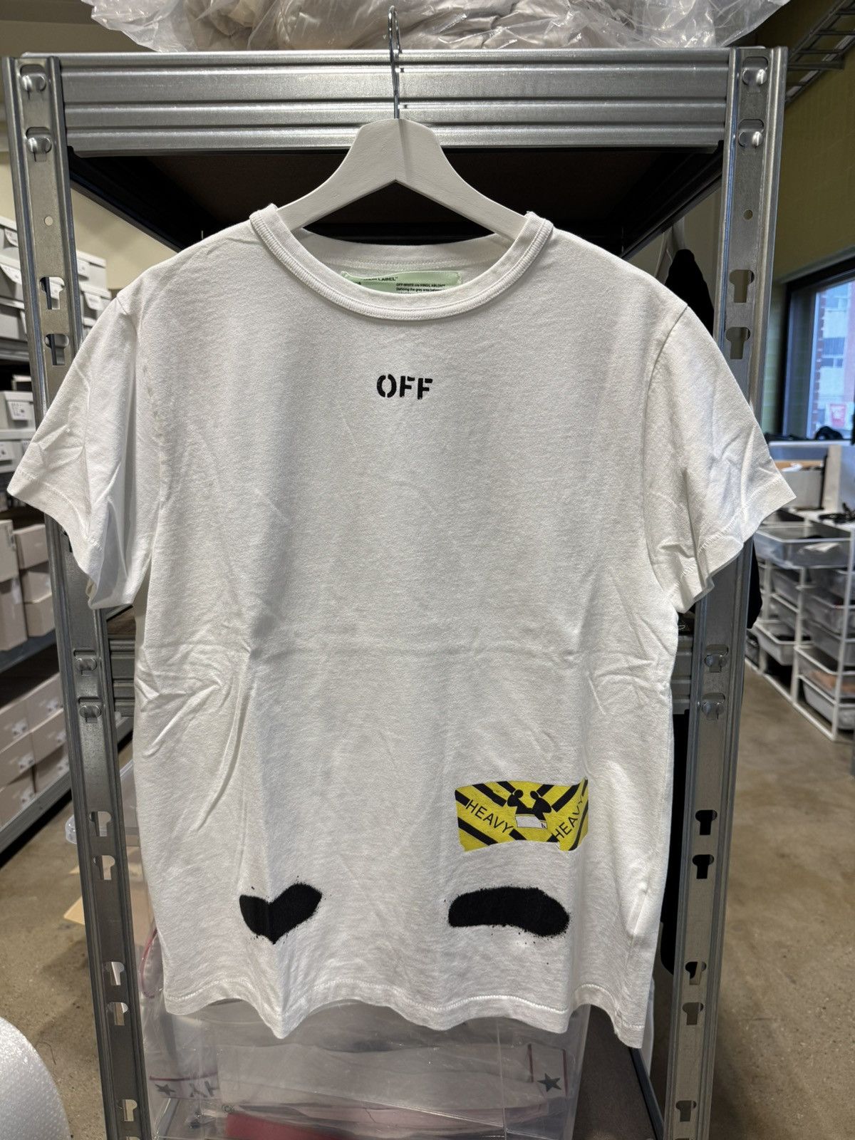Off-White Off-White Firetape Arrow T-Shirt NEW 500$ Size US S / EU 44-46 / 1 - 2 Thumbnail