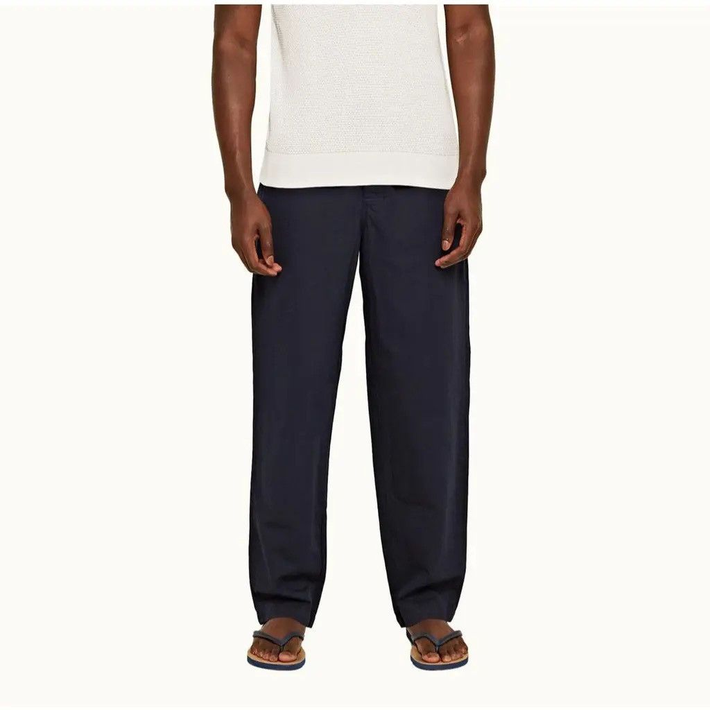 Orlebar Brown Orlebar Brown BNWT Tailored Trouser – Navy Size US 28 / EU 44 - 9 Thumbnail