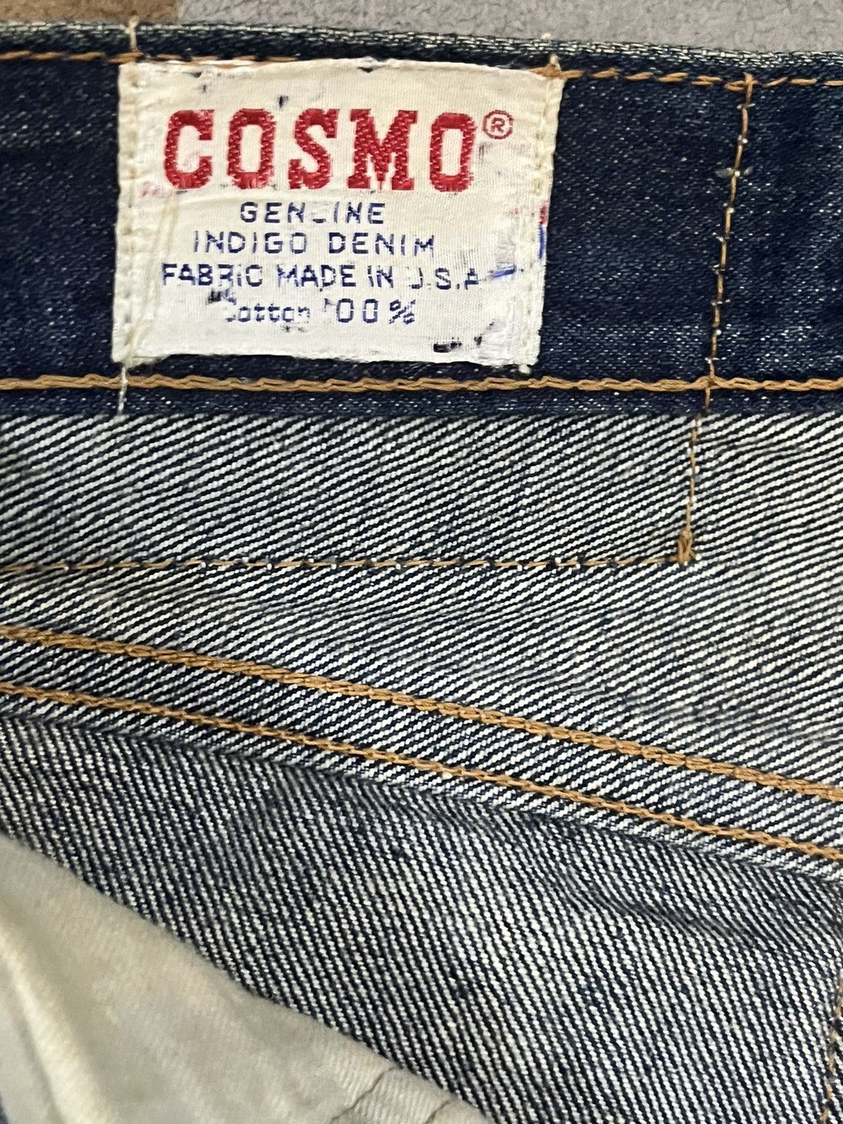 Beauty Beast × POST ARCHIVE FACTION (PAF) Vintage Cosmo Indigo Flare Denim Size US 30 / EU 46 - 9 Thumbnail