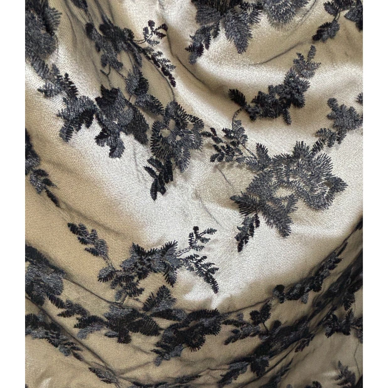 Other HEBEOS Strapless Trumpet Black Lace Over Gold Satin | NWOT Size XL / US 12-14 / IT 48-50 - 11 Thumbnail
