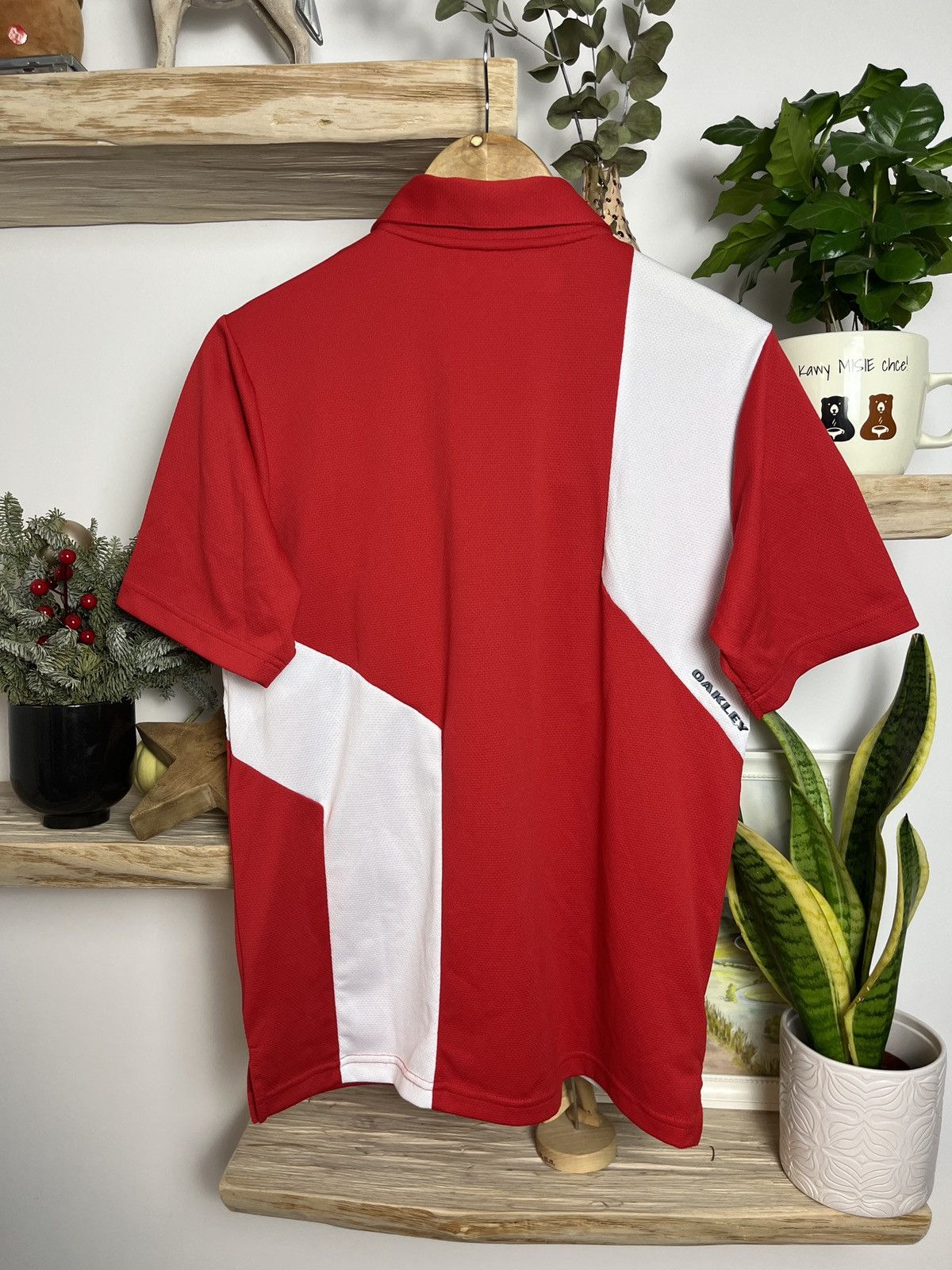 Oakley Vintage Oakley Polo logo halfzipper gorpcore streetwear Size US M / EU 48-50 / 2 - 2 Thumbnail