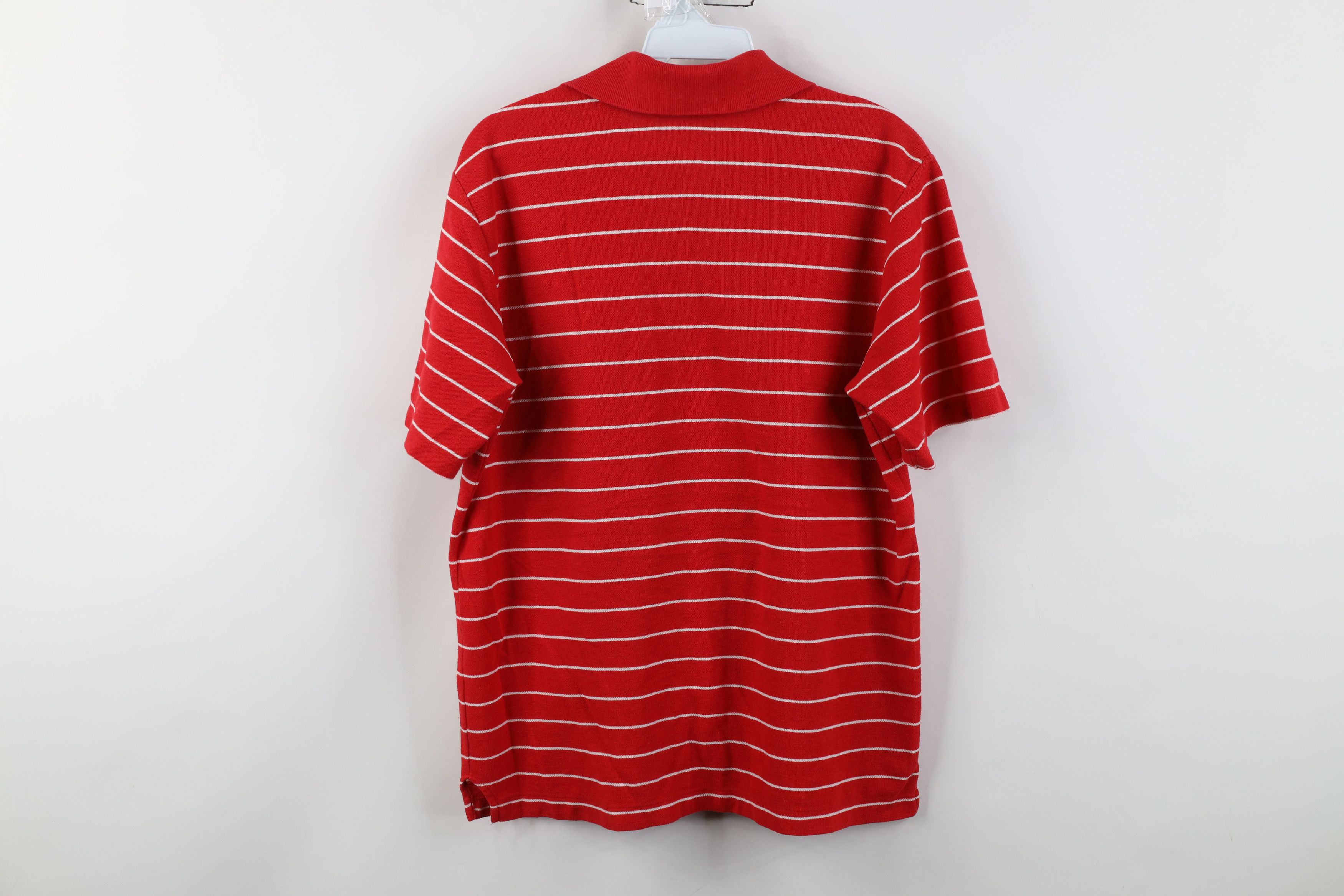 Lacoste Vintage 80s Izod Lacoste Knit Golf Polo Shirt Red USA Size US M / EU 48-50 / 2 - 11 Thumbnail