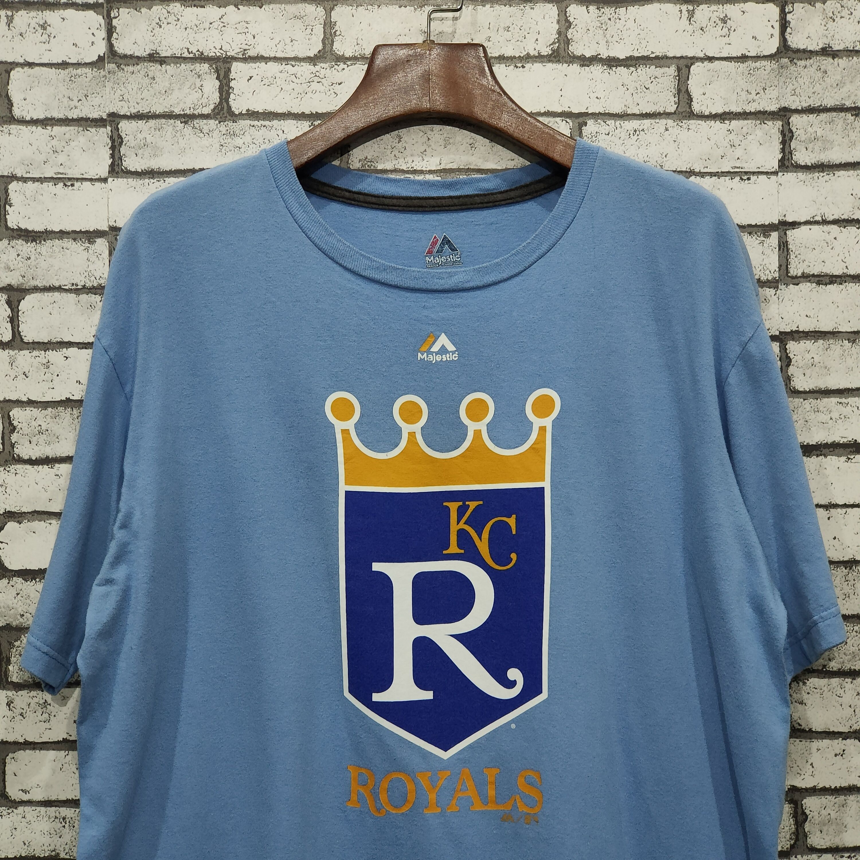 Majestic 🔥Majestic Kansas City Royals t-shirt Size US L / EU 52-54 / 3 - 2 Thumbnail