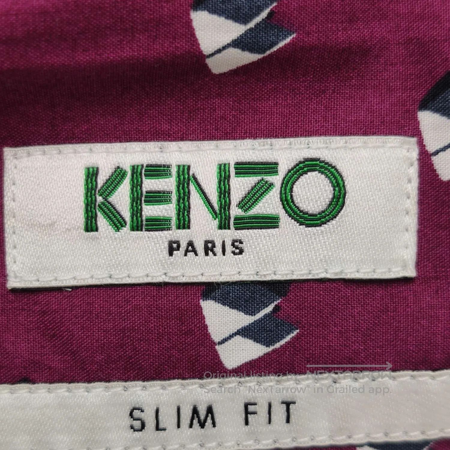 Kenzo Kenzo Cotton Button-Down Collar Shirt M. Size US M / EU 48-50 / 2 - 4 Thumbnail
