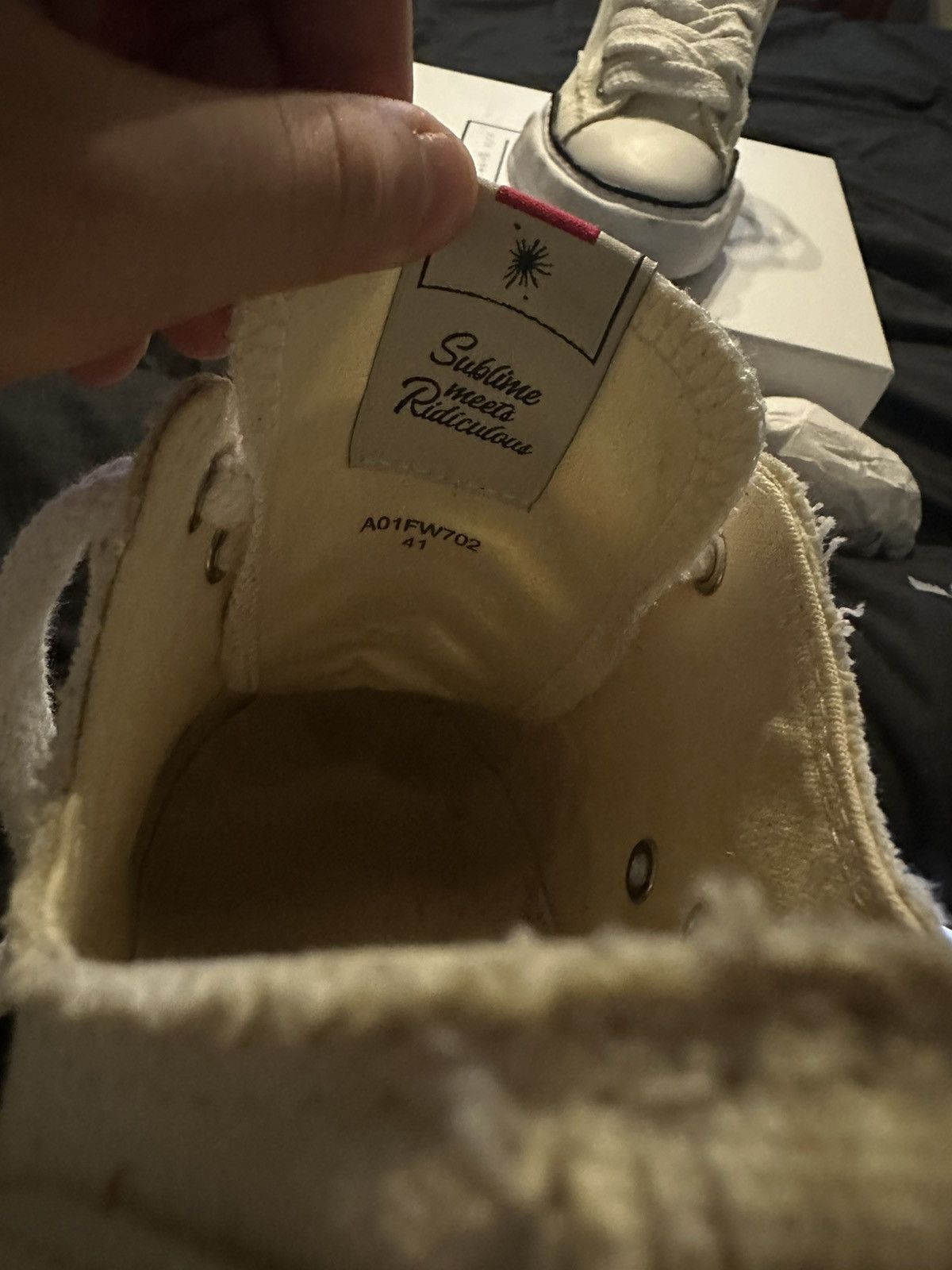 Maison MIHARA YASUHIRO Maison Mihara Yasuhiro Peterson OG sole Canvas Low ‘white’ Size US 8 / EU 41 - 6 Thumbnail