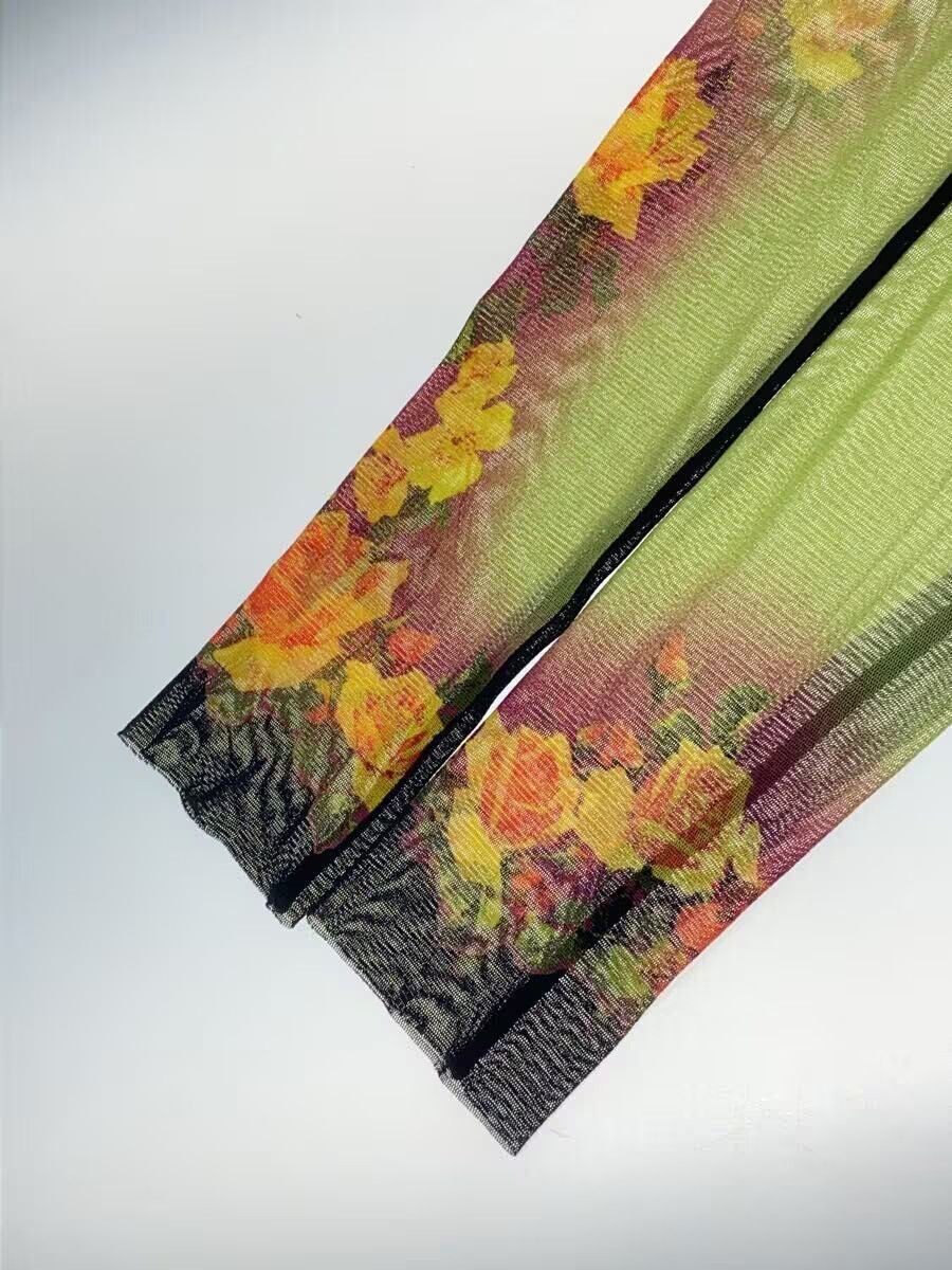 Jean Paul Gaultier Floral Mesh Long Sleeve Top Size S / US 4 / IT 40 - 4 Thumbnail