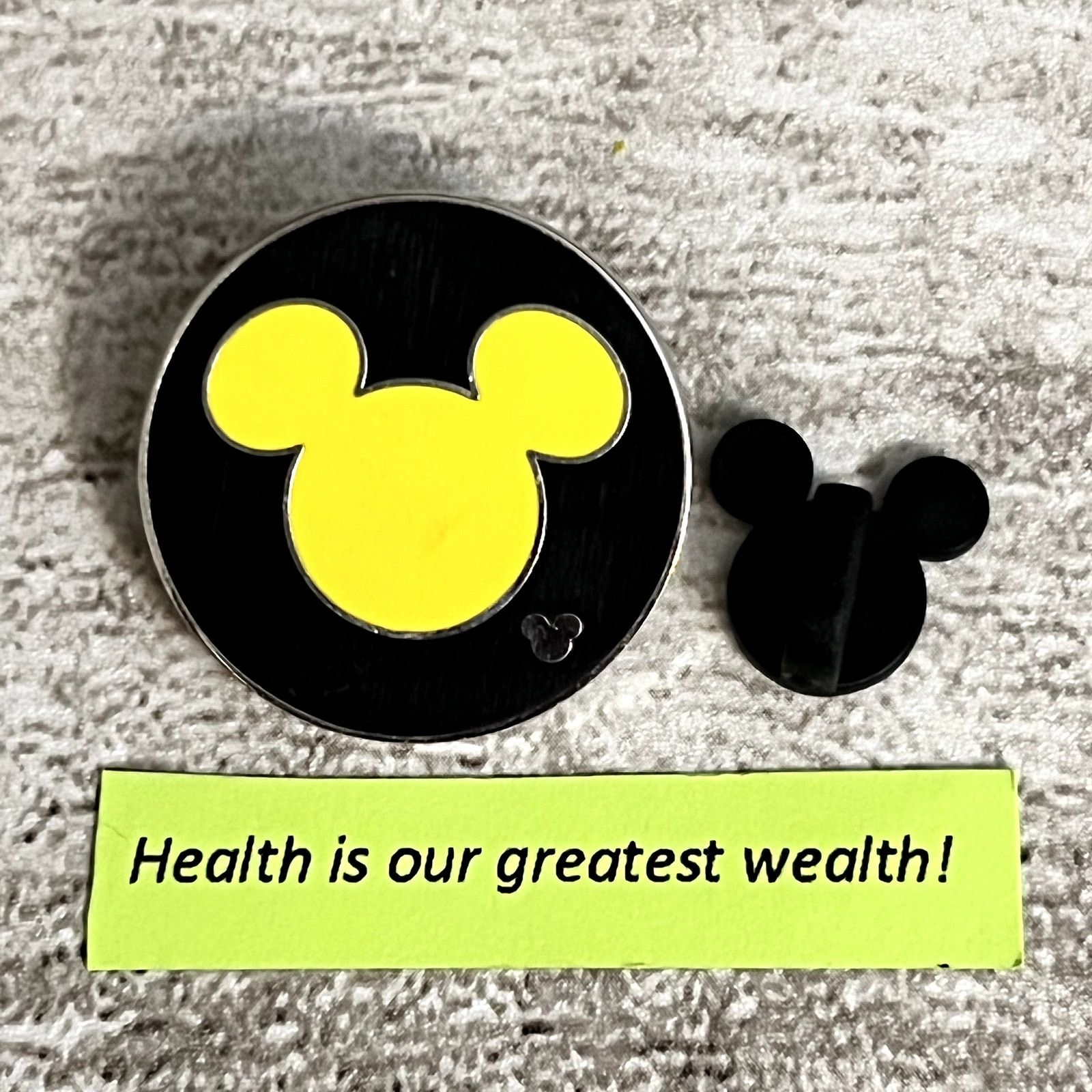 Disney Disney Pins 3/$15 - Hidden Mickey - Black and Yellow Head Size ONE SIZE - 1 Thumbnail
