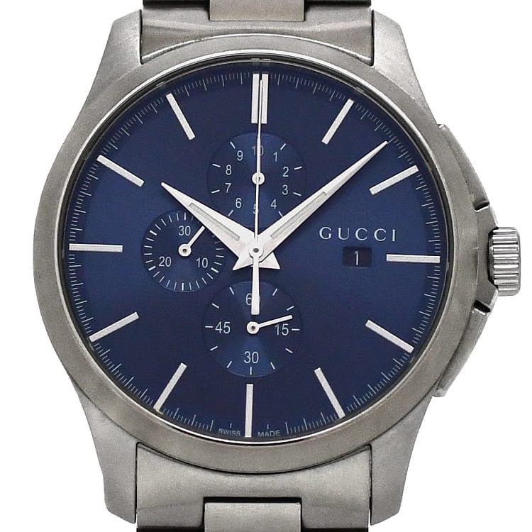 Gucci GUCCI Watches Blue Metal Size ONE SIZE - 1 Thumbnail