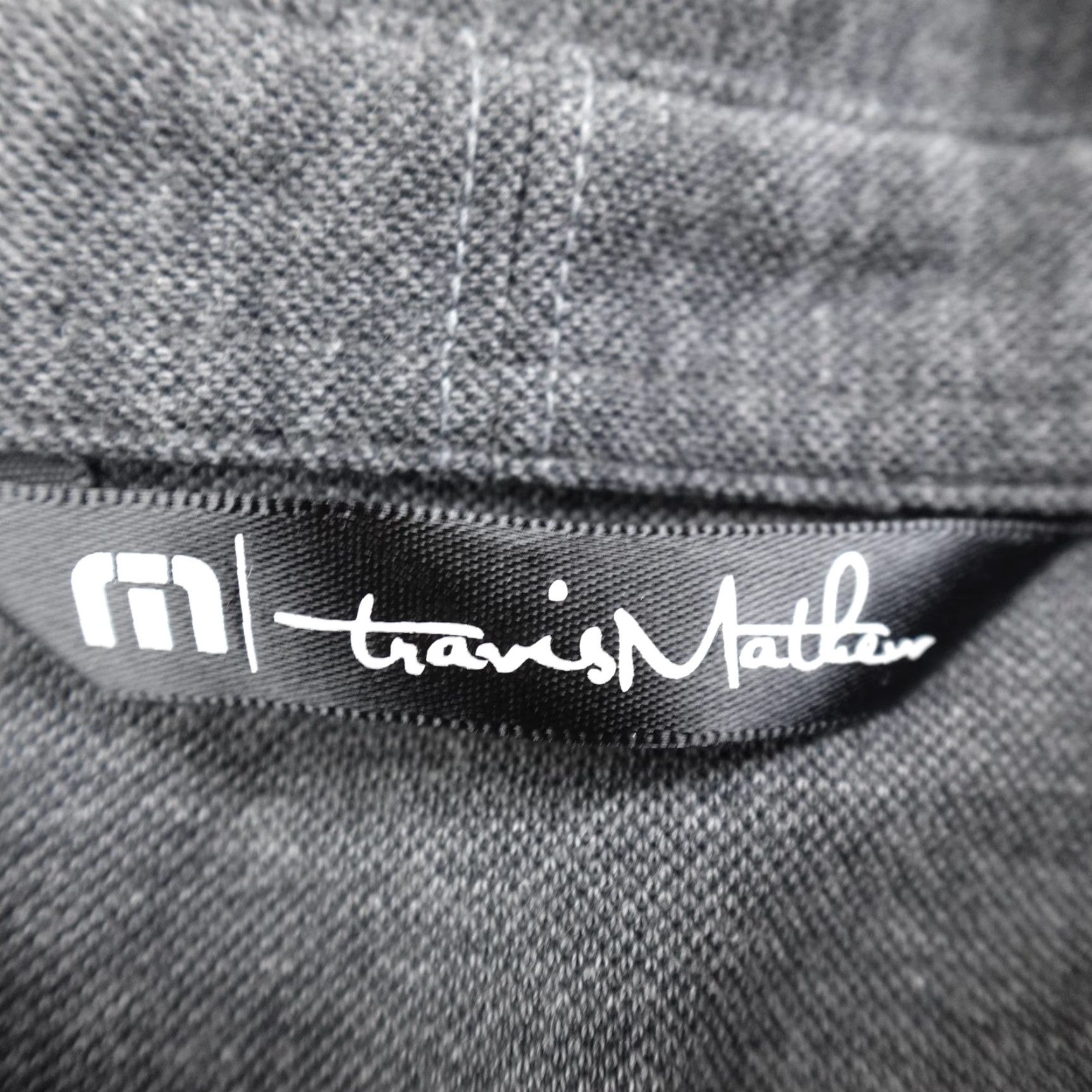 TravisMathew Travis Mathew Polo Shirt Mens L Gray Pima Greenbrier Golf Performance Preppy Size US L / EU 52-54 / 3 - 6 Thumbnail