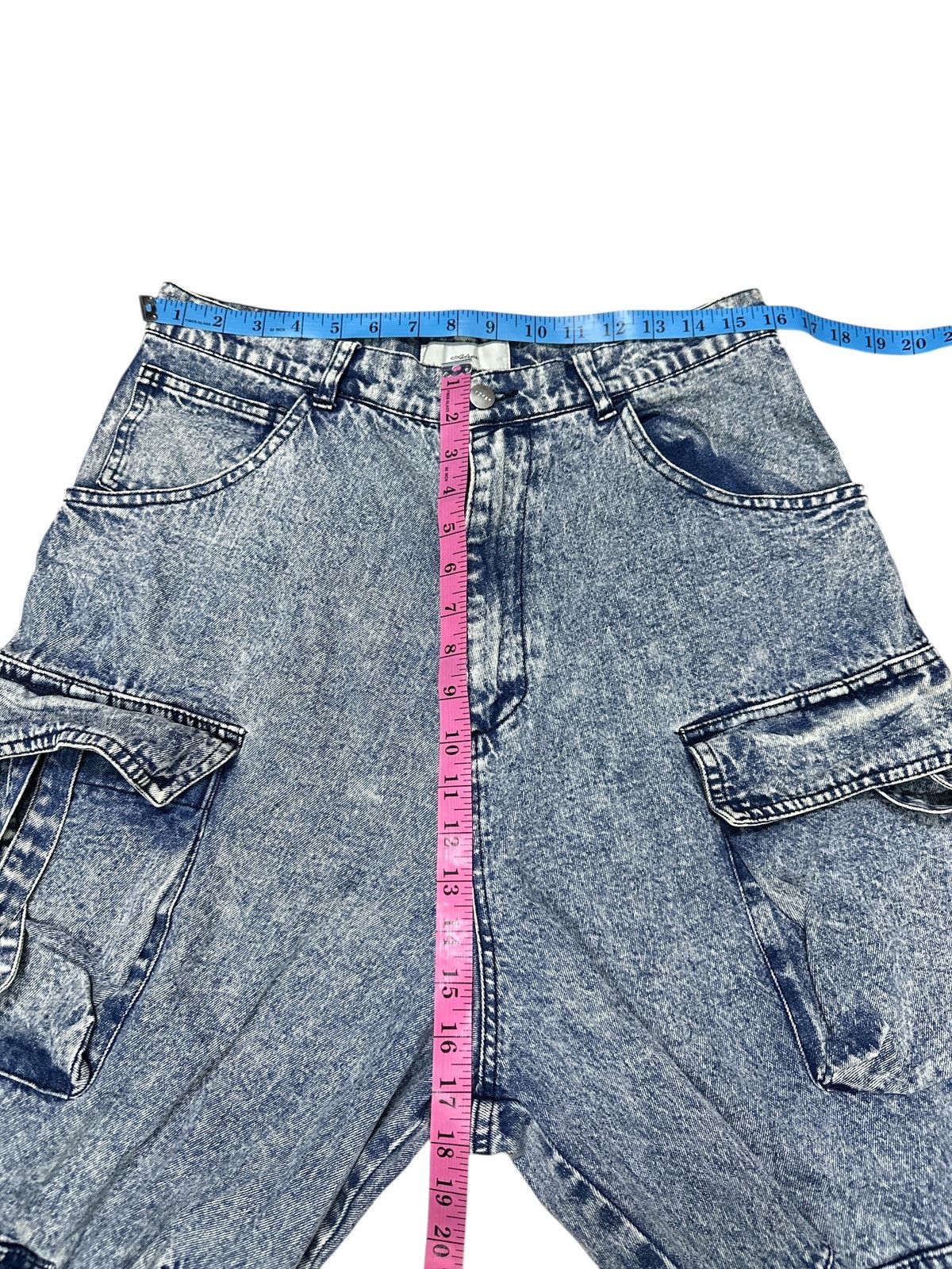 Kapital Six Pocket Baggy Arde Eror Denim Acid Wash . Size US 32 / EU 48 - 9 Thumbnail