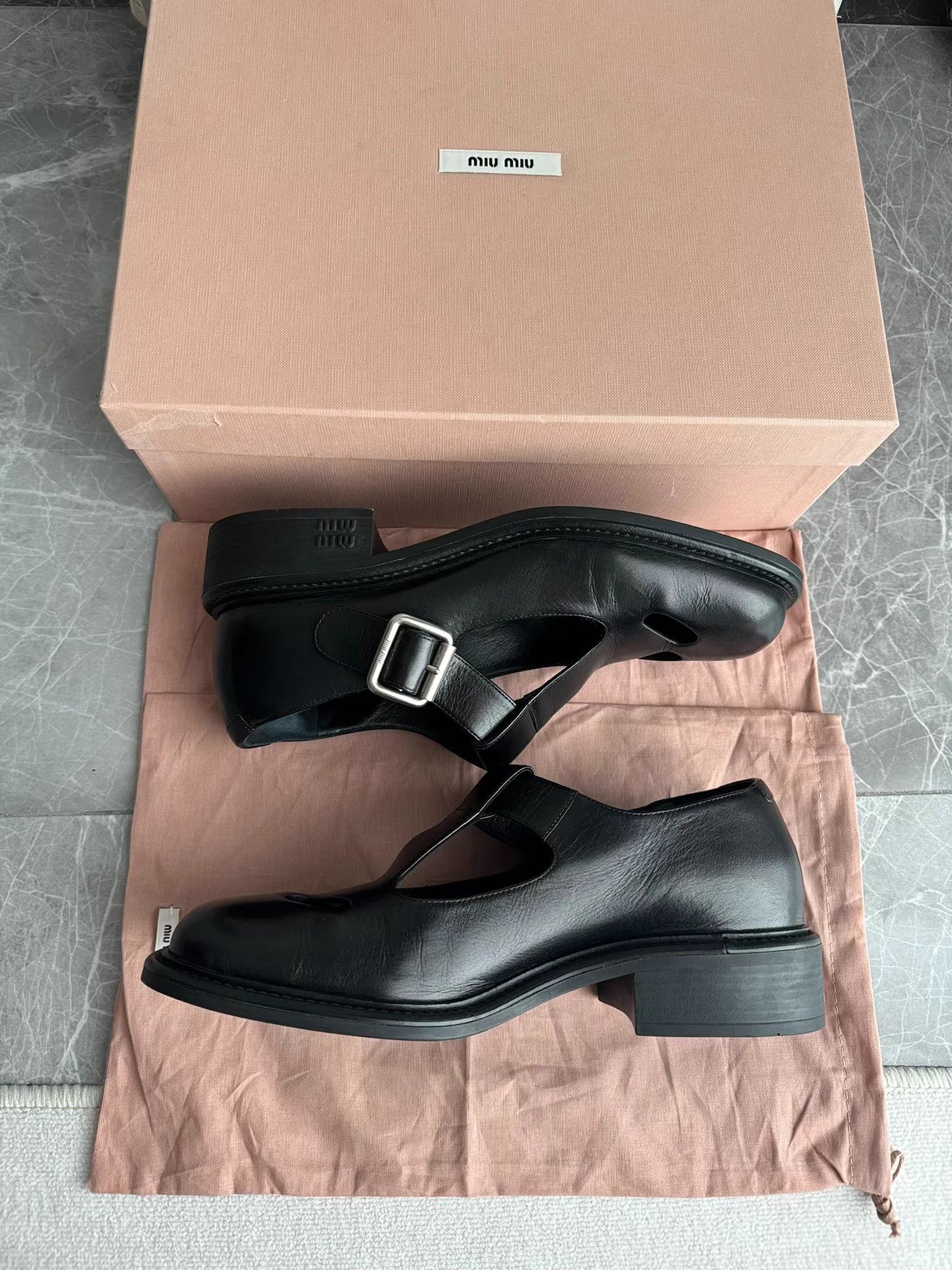 Miu Miu MiuMiu Runway T-Strap Mary Jane Shoes K6 Size US 8 / IT 38 - 5 Thumbnail