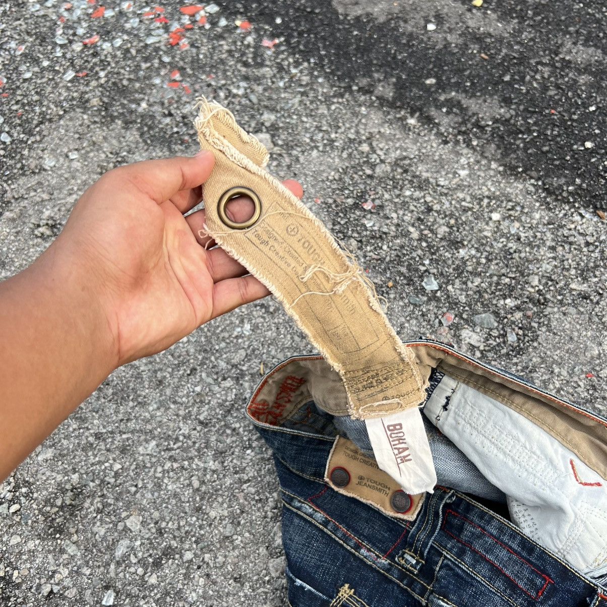 If Six Was Nine “TOUGH JEANSMITH” BOHAM MILITARY STYLE DISTRESSED JEANS Size US 36 / EU 52 - 13 Thumbnail