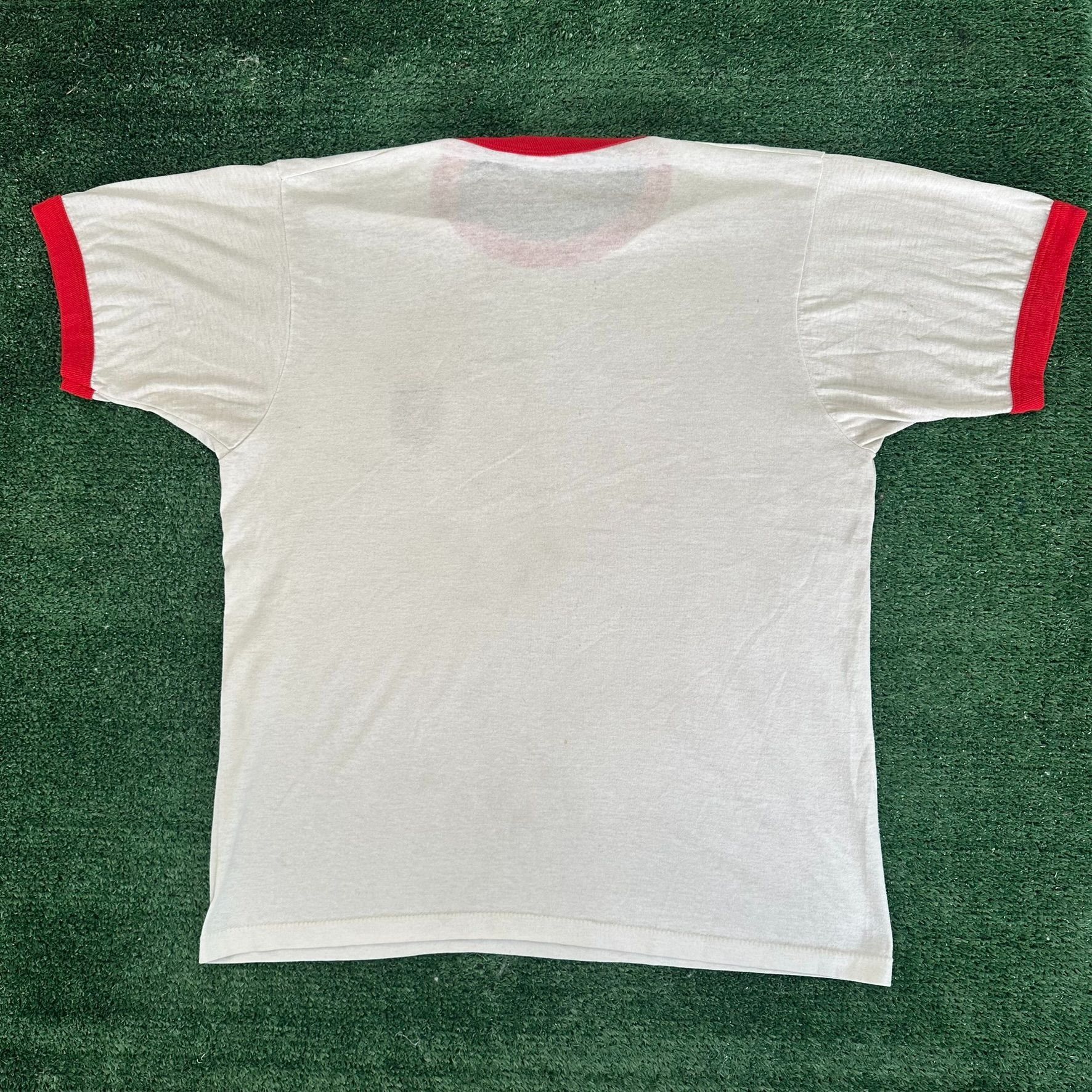 Vintage Vintage 80s US Army 1st Infantry Division Ringer T-Shirt 1ID Size US M / EU 48-50 / 2 - 5 Thumbnail