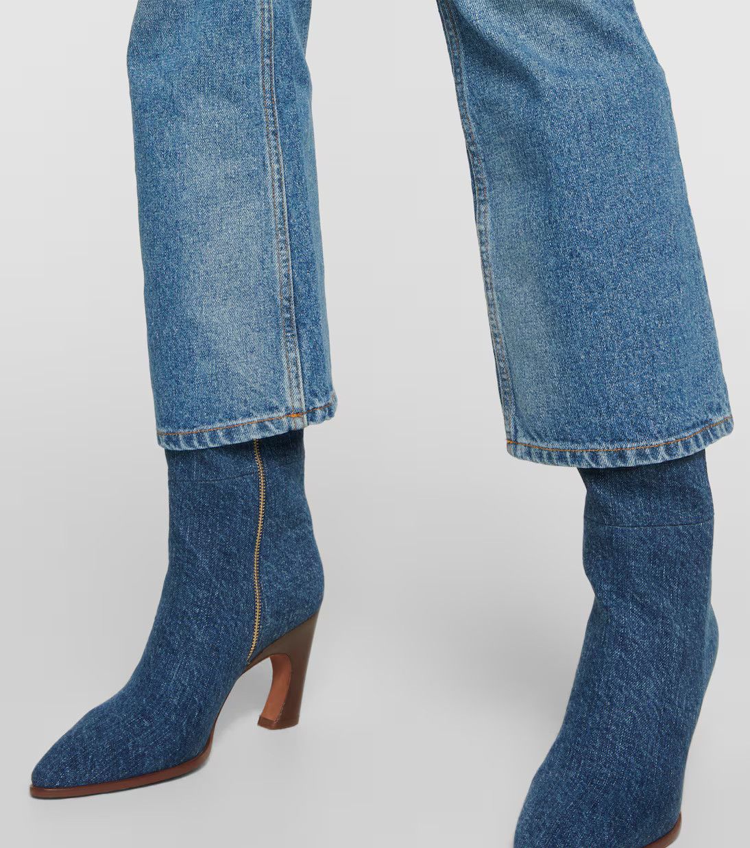 Chloe o1y0825 Denim Pant in Blue Size 30" / US 8 / IT 44 - 3 Thumbnail
