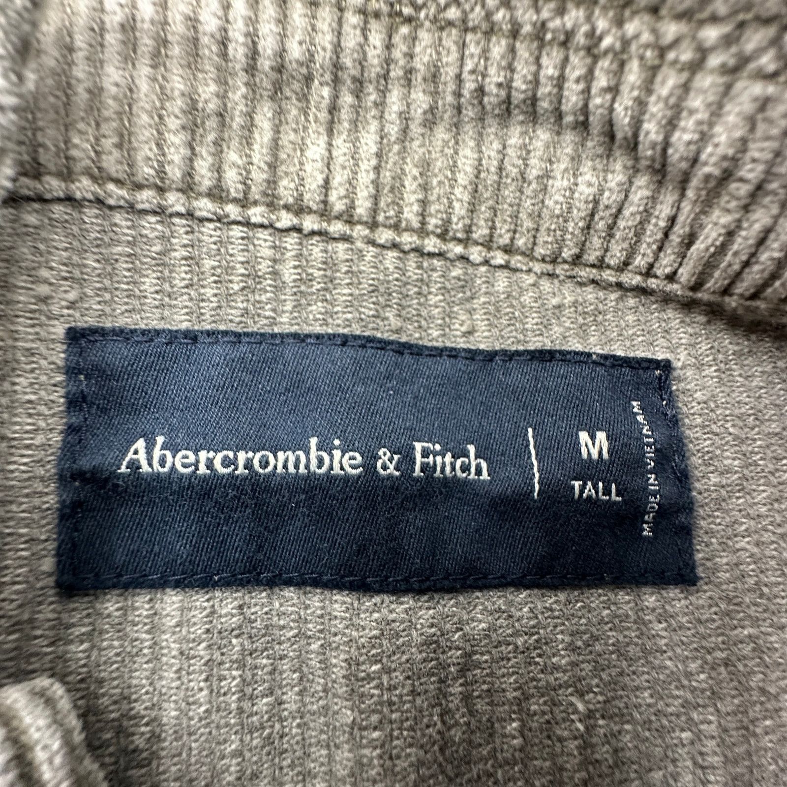 Abercrombie & Fitch Abercrombie & Fitch Corduroy Button Up Shirt Medium Tall Size US M / EU 48-50 / 2 - 3 Thumbnail