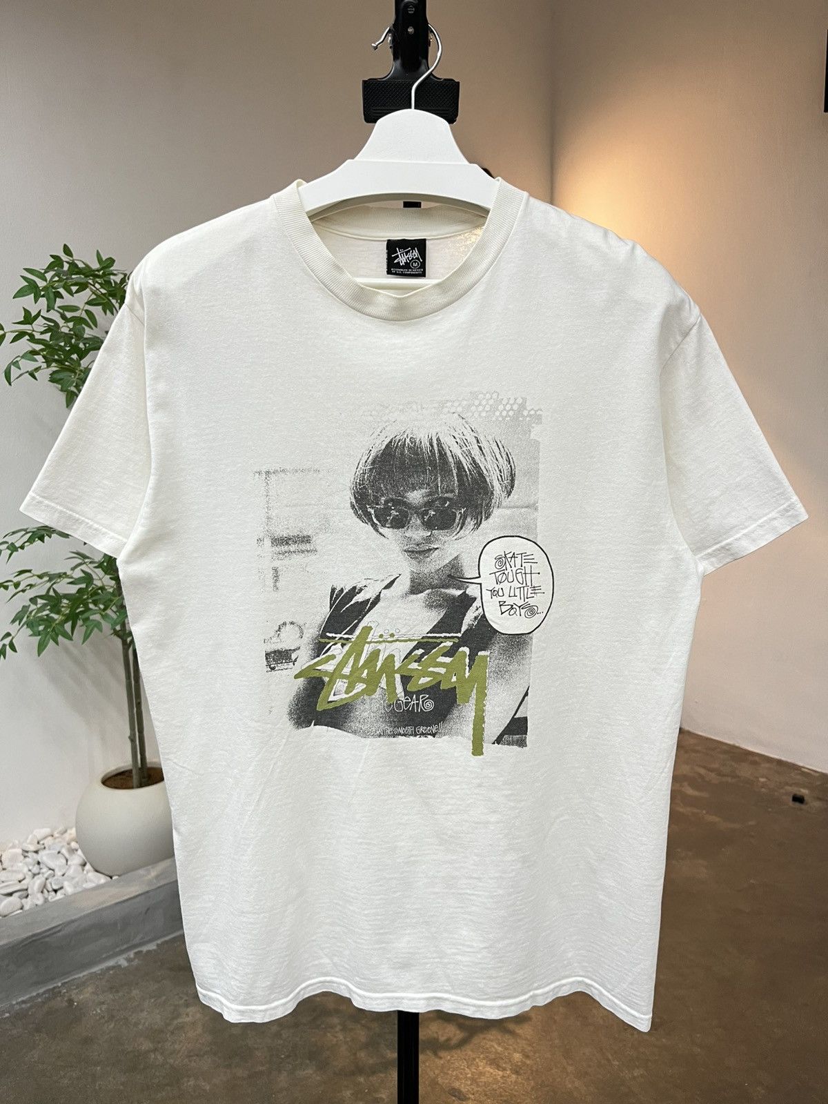 n*n様 00's STUSSY naomi campbell SS TEE B 00's STUSSY naomi campbell SS TEE Black Stussy Naomi Eyegear Skate