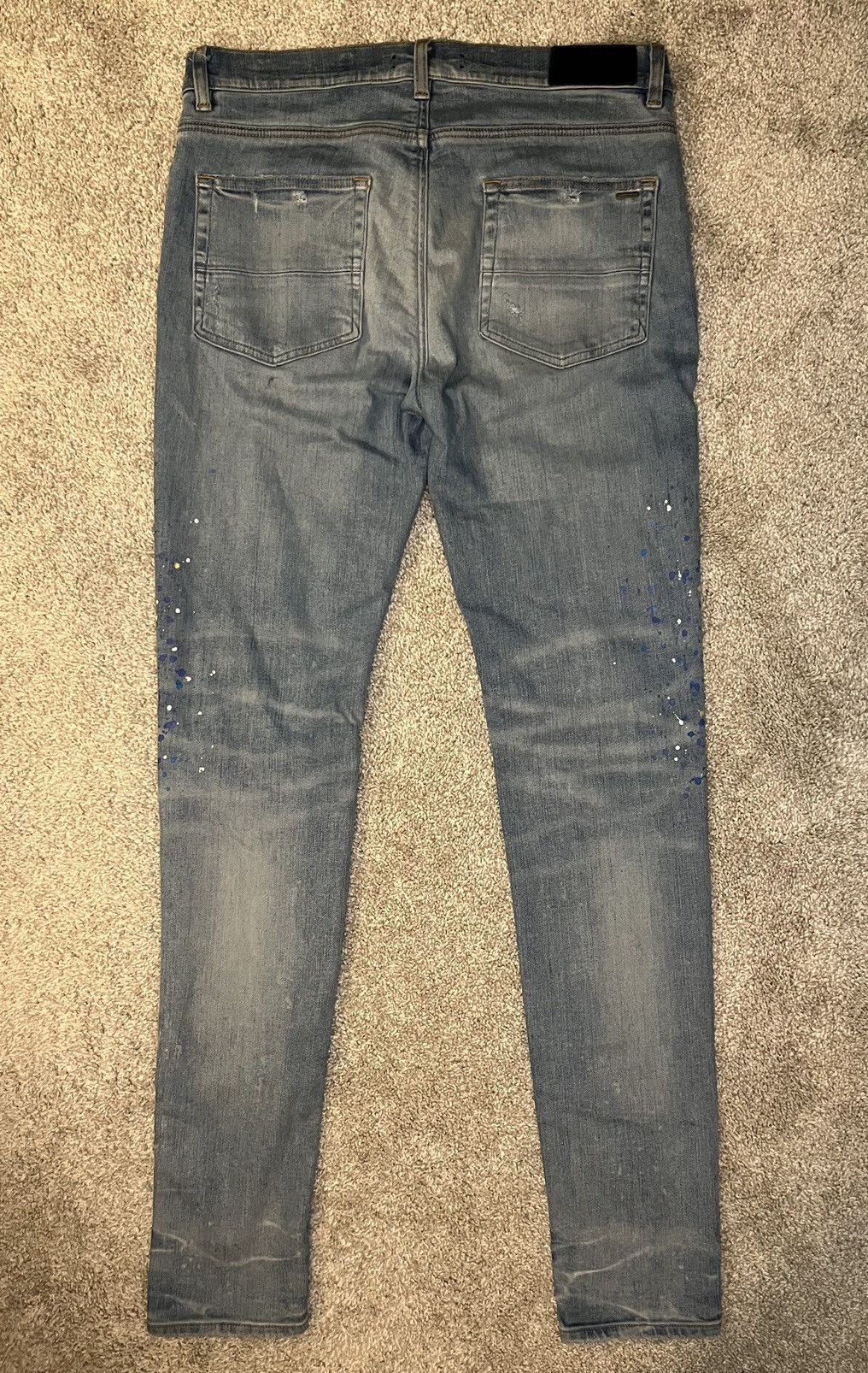 Amiri Amiri Crystal Painter Jeans Size US 33 - 2 Thumbnail