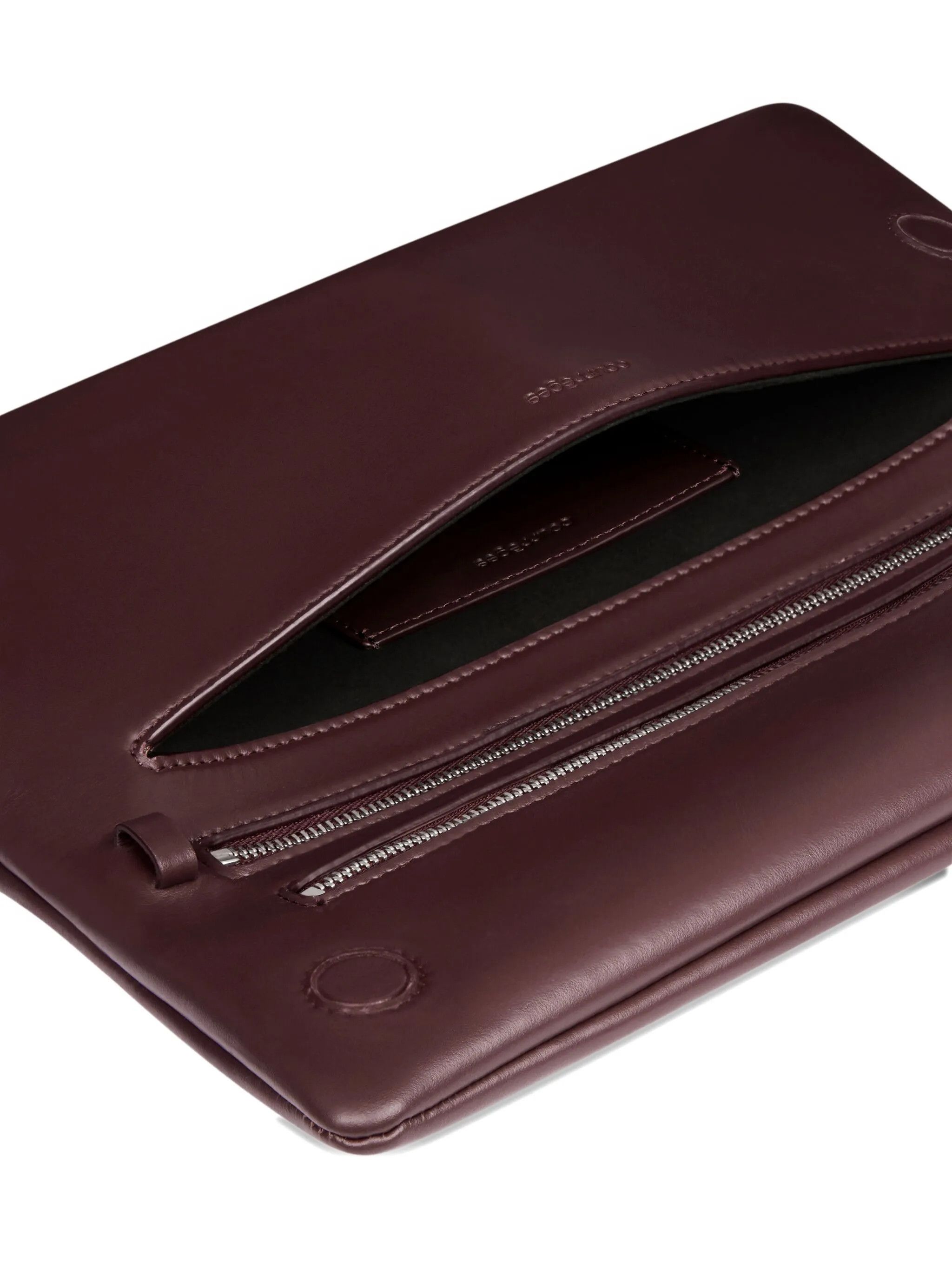 Courreges os11x0326 Size: OS / Flap Clutch Bag in Brown Size ONE SIZE - 4 Thumbnail