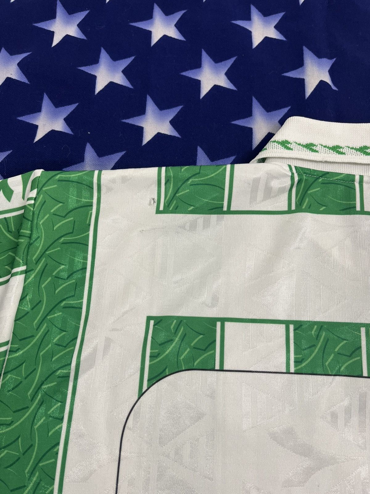 Diadora VTG 90s Diadora Rapid Wien Home Football Jersey Green White Size US XL / EU 56 / 4 - 8 Thumbnail
