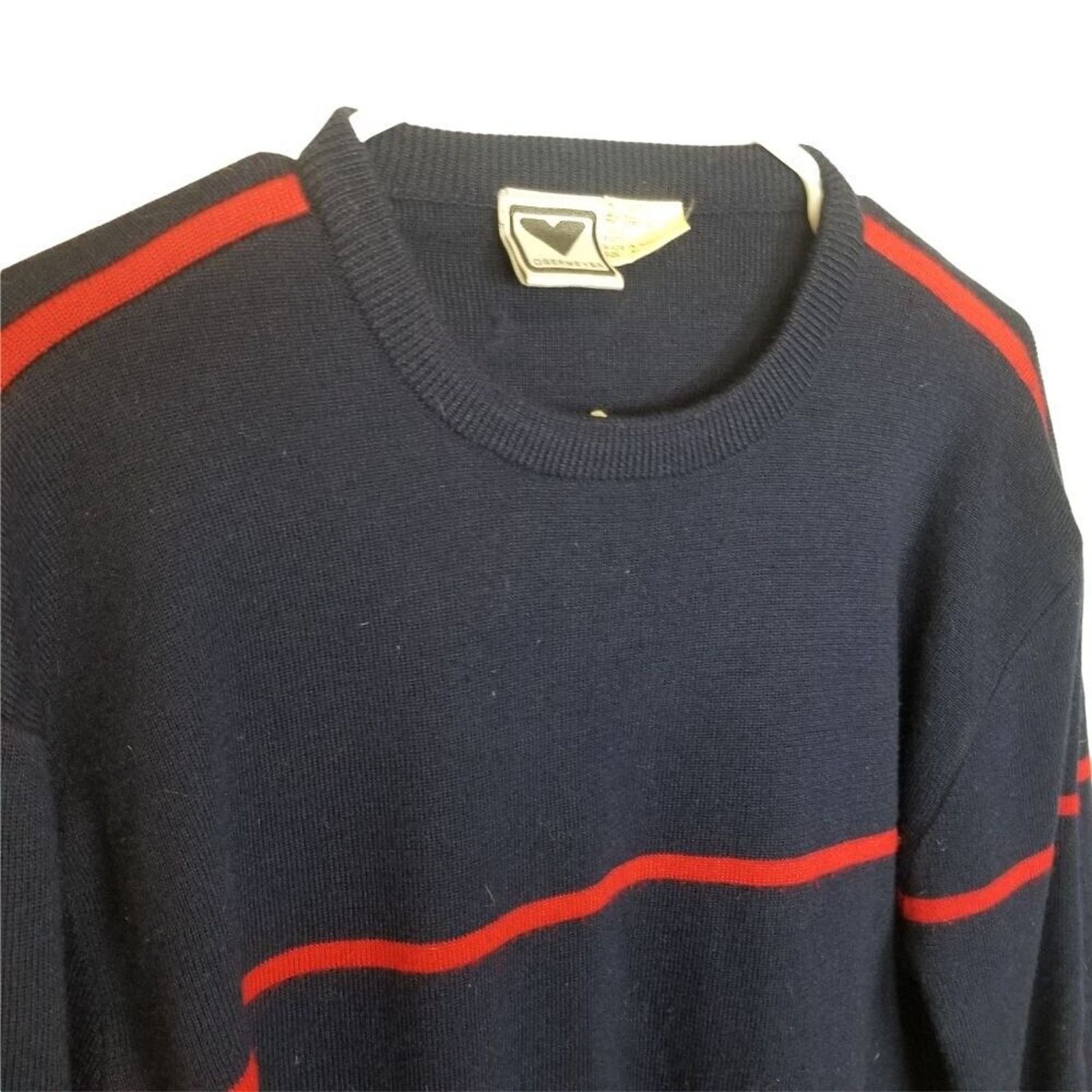 Obermeyer Vintage Obermeyer Mens Rusty Wool Grandpa Sweater Size XL Size US XL / EU 56 / 4 - 5 Thumbnail