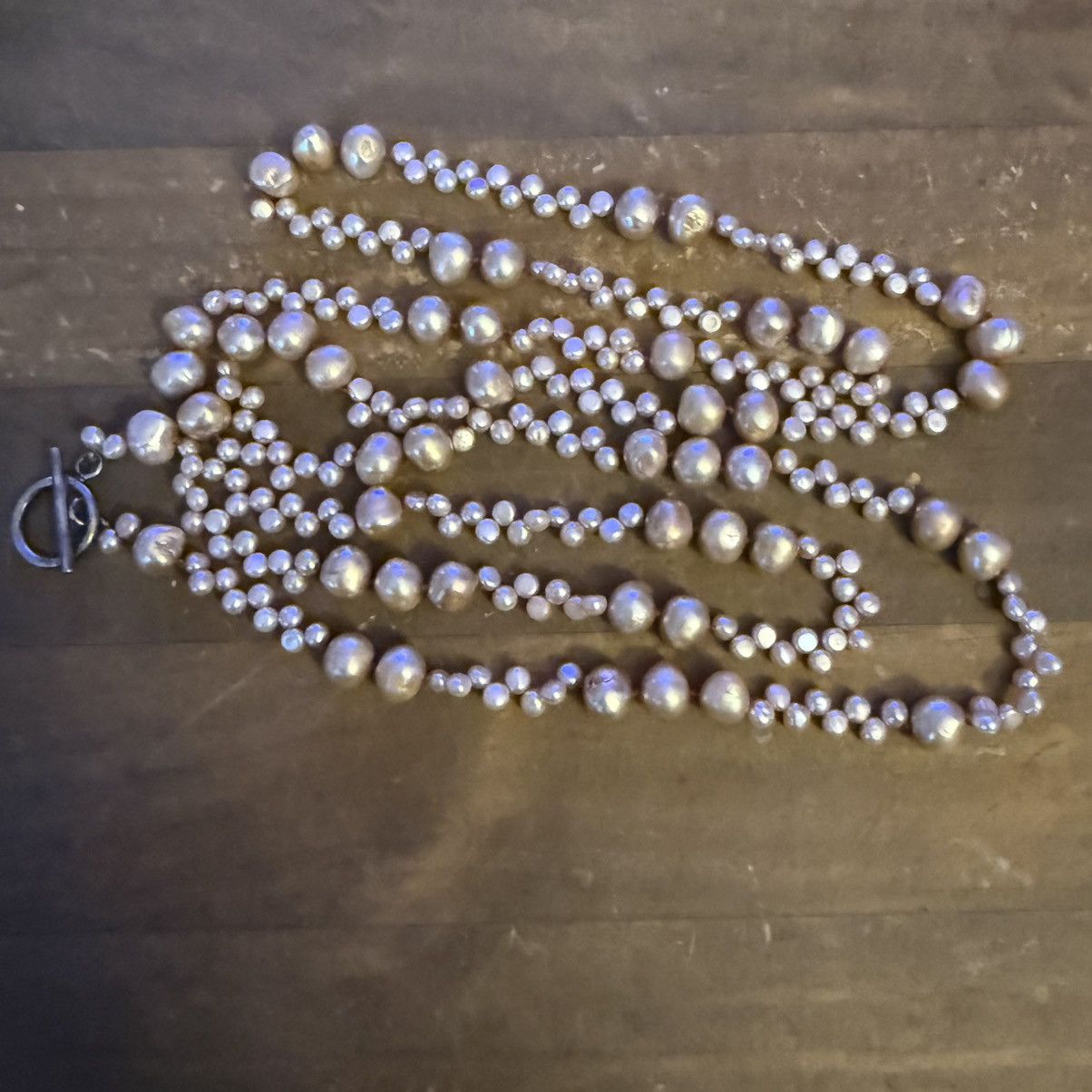 Vintage Vintage long South Sea Baroque pearl necklace Size ONE SIZE - 3 Thumbnail
