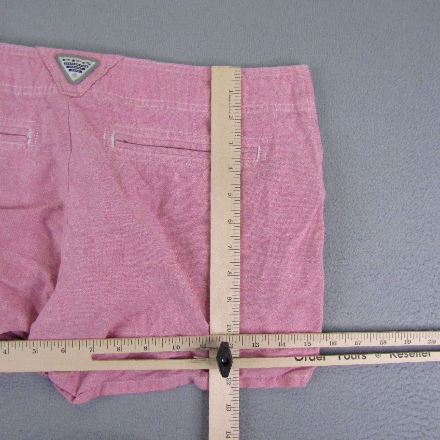 Pinko Columbia PFG Shorts Womens 10 Pink Cotton Outdoors Fishing Hiking Trail Womens Size 32" / US 10 / IT 46 - 7 Thumbnail
