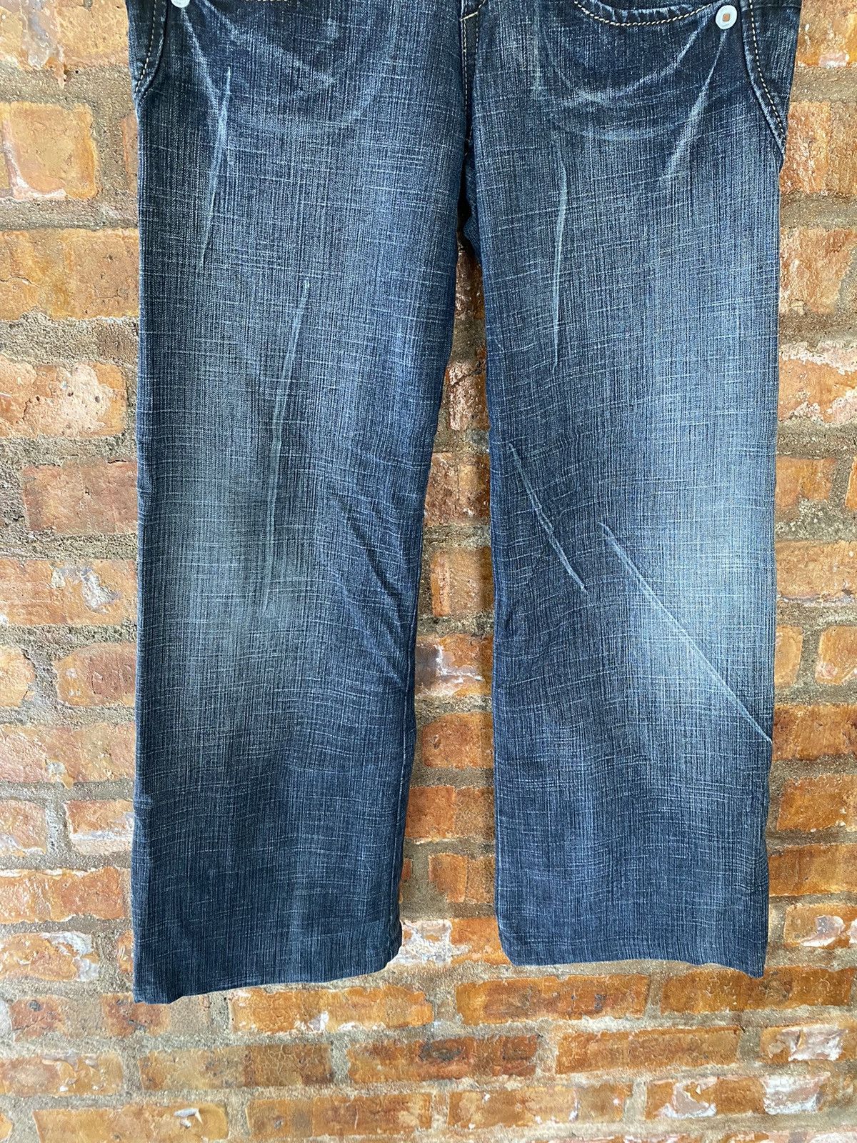 JNCO × Japanese Brand × Marithe + Francois Girbaud 2000s MFG Wide Leg Flare baggy denim Size 31" - 4 Thumbnail