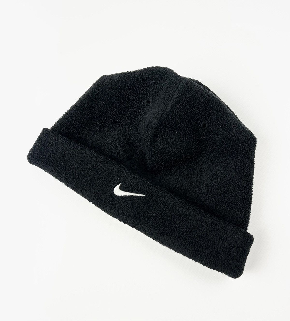 Japanese Brand × Nike × Vintage Vintage Nike Fleece Hat Beanie Y2K Size ONE SIZE - 3 Thumbnail