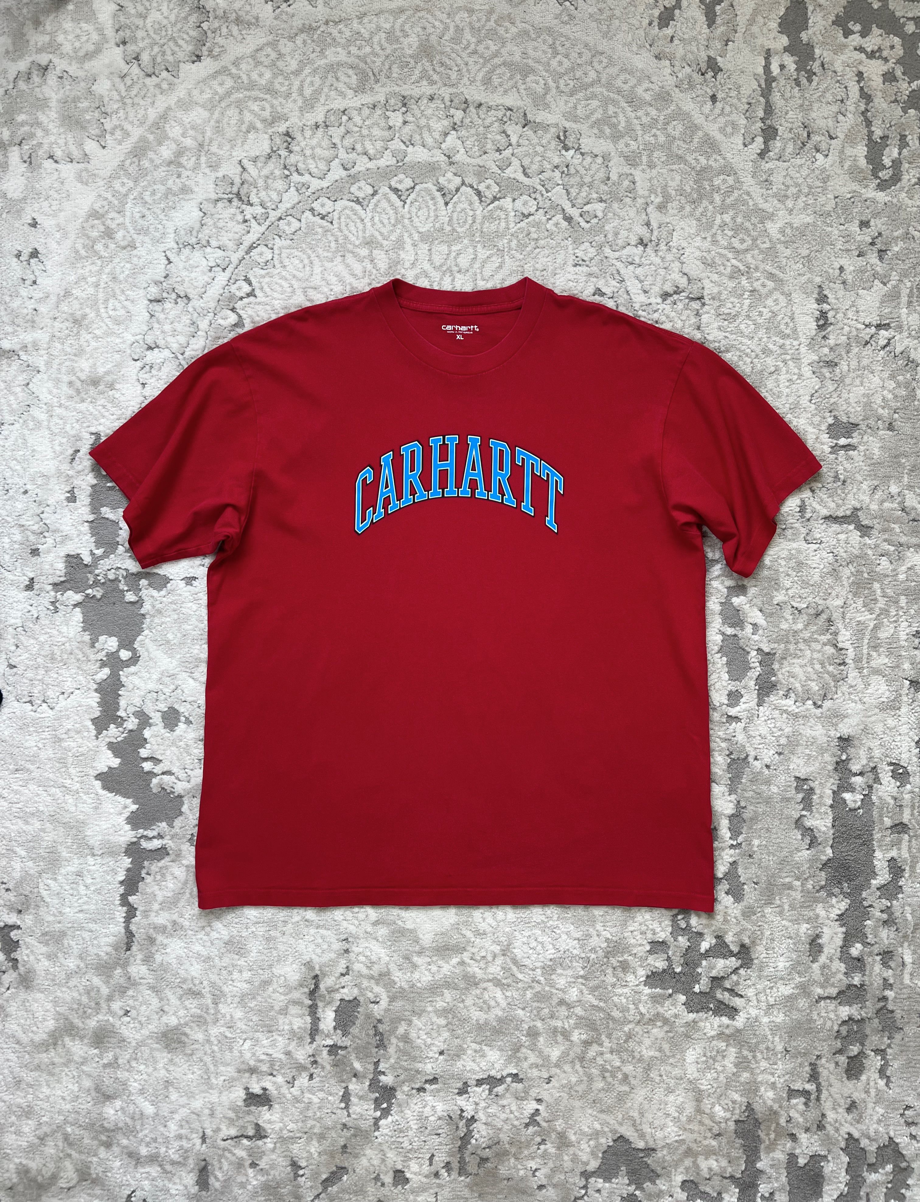 Carhartt Wip Carhartt WIP S/S Knowledge Big Logo T-Shirt Red XL Size US XL / EU 56 / 4 - 1 Thumbnail