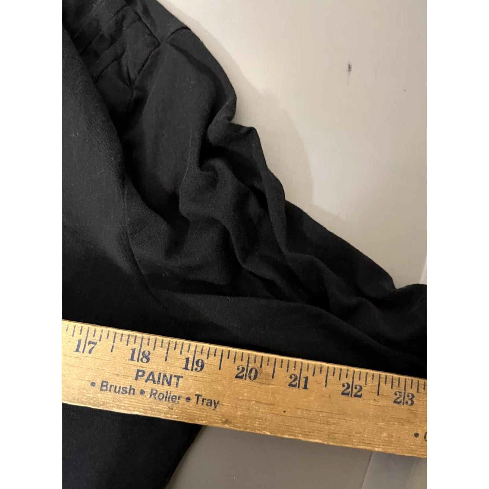 Lands' End Lands' End Black 3/4 Sleeve Cowl Neck Tunic Shirt XL Womens Lands' End XL Black Tunic Shirt Dressy Casual Knit Cotton Polyester All Seasons Easy Care Size XL / US 12-14 / IT 48-50 - 5 Thumbnail