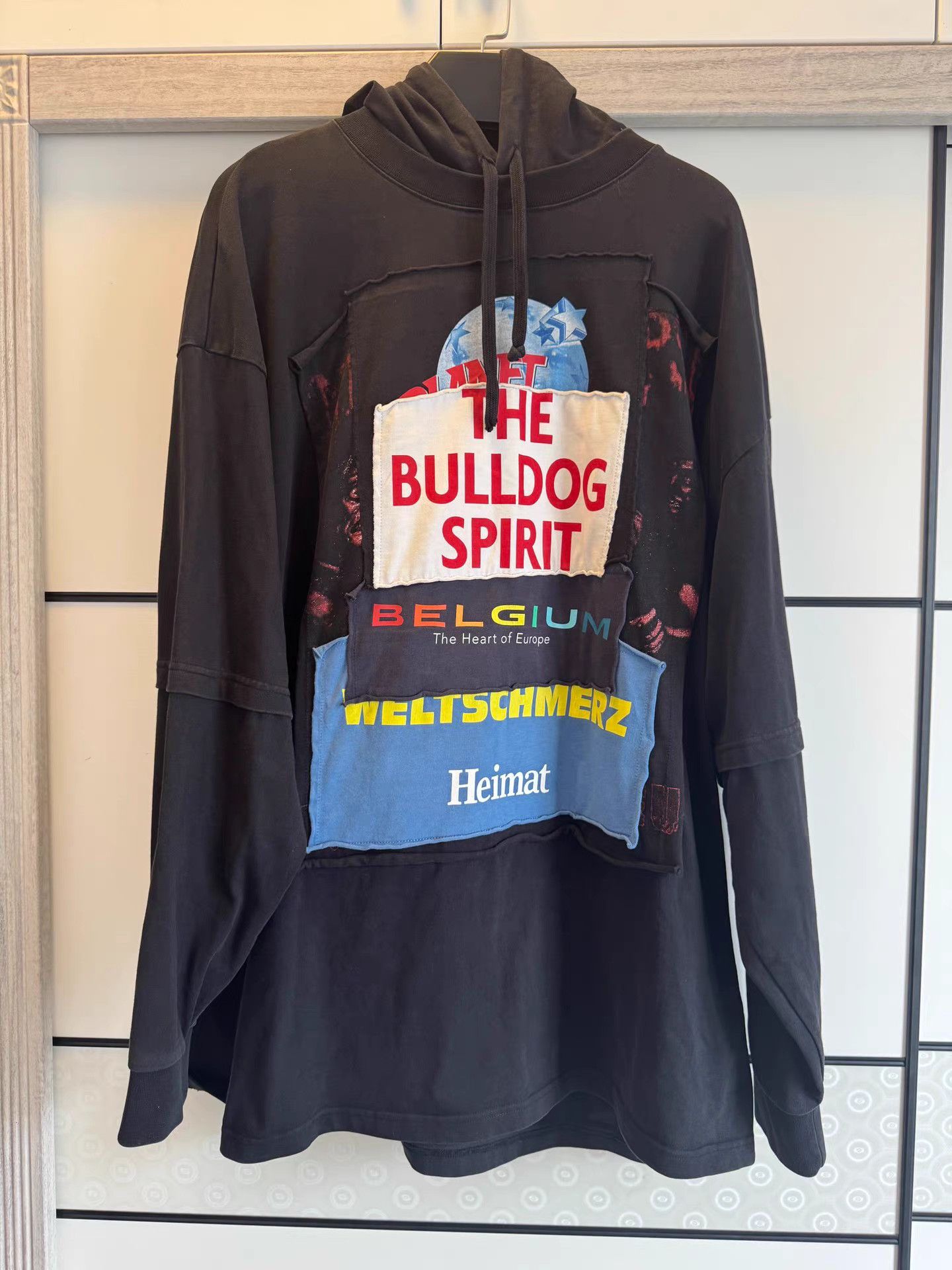 Vetements Vetements Patchwork Hoodie Size US S / EU 44-46 / 1 - 1 Thumbnail