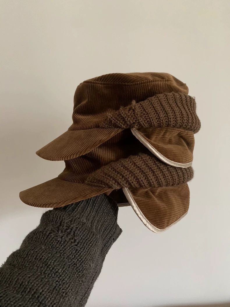 Number (N)ine Number (N)ine 08AW Earmuffs, Flying Caps, Military Caps, Ha Size ONE SIZE - 8 Thumbnail