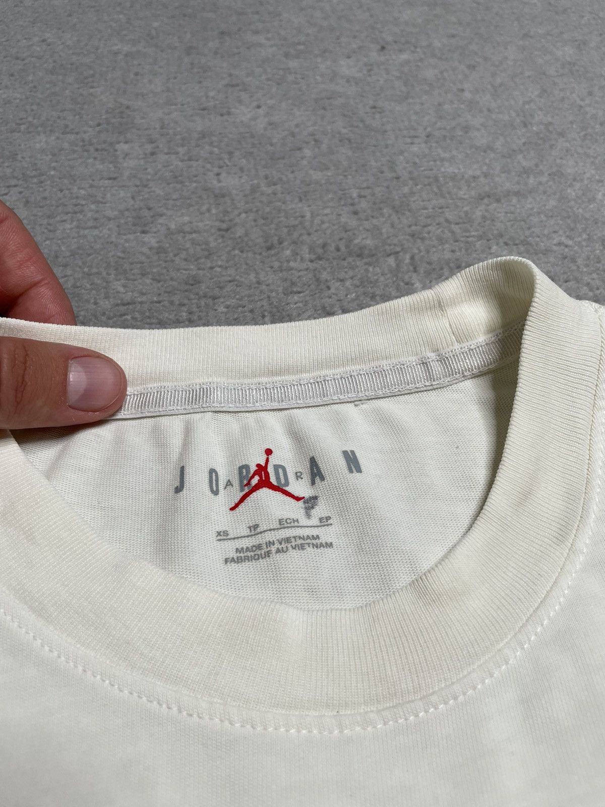 J Balvin × Jordan Brand Vintage Cream T-Shirt Tee Jordan J. Balvin Streetwear Drip Size US S / EU 44-46 / 1 - 7 Thumbnail