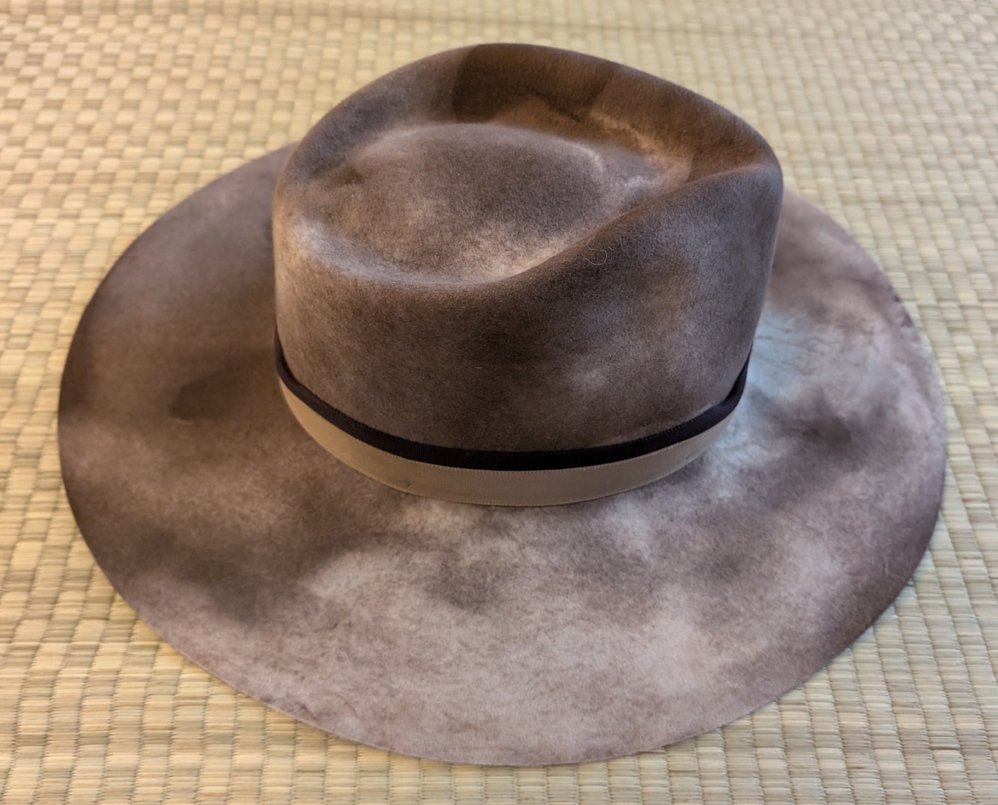 Overland NWT Overland Royal Rabbit Fur Felt Hat Size XXL Made in USA Size ONE SIZE - 3 Thumbnail