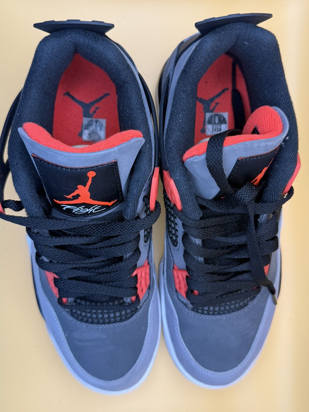 Jordan Brand Nike Air Jordan 4 Retro Infrared Size 8 DH6927-061 Sneakers Size US 8 / EU 41 - 2 Thumbnail