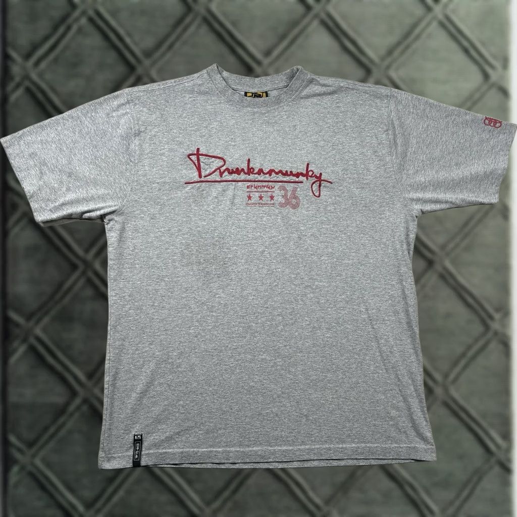 Vintage VINTAGE Drunknmunky Shirt Mens XL Skater Y2K Grunge Hip Hop Embroidered Gray Shirt Mens XL Gray Grunge Hip Hop Skater 90s Embroidered Drunknmunky Size US XL / EU 56 / 4 - 1 Thumbnail