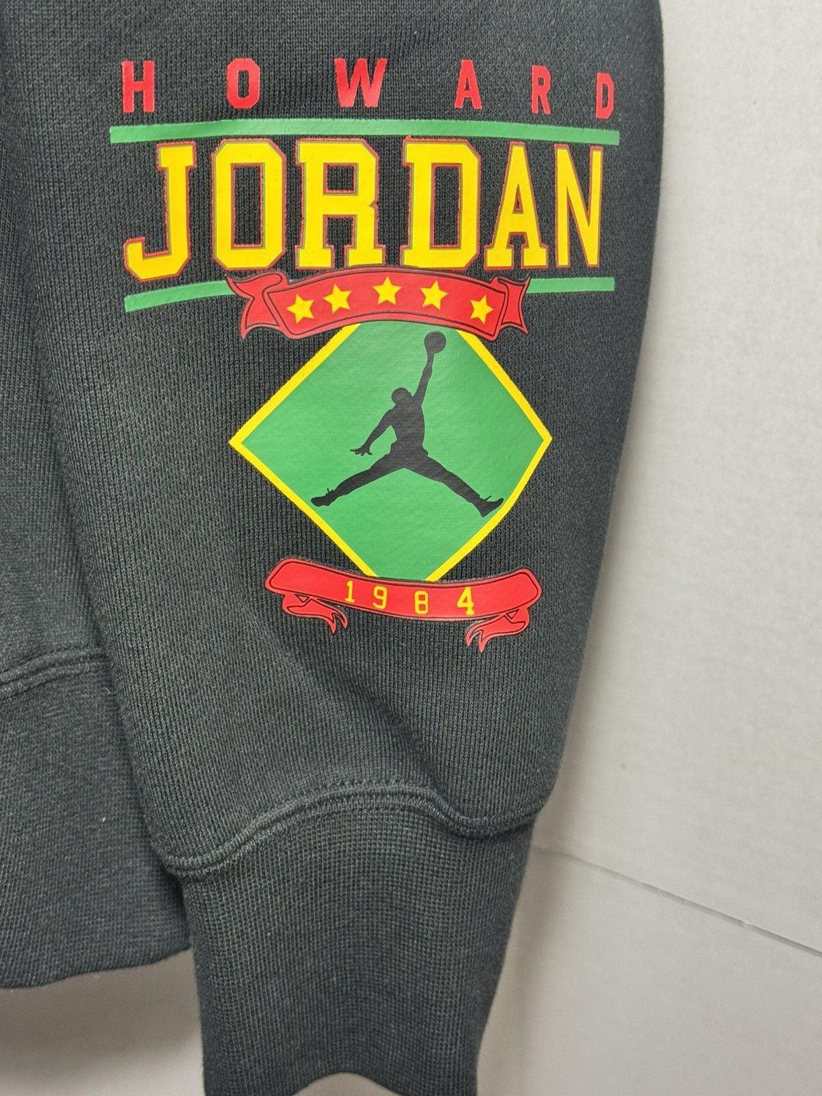 Jordan Brand × Nike 🔥 Howard University Jordan Hoodie Black Large NWT Size US M / EU 48-50 / 2 - 3 Thumbnail