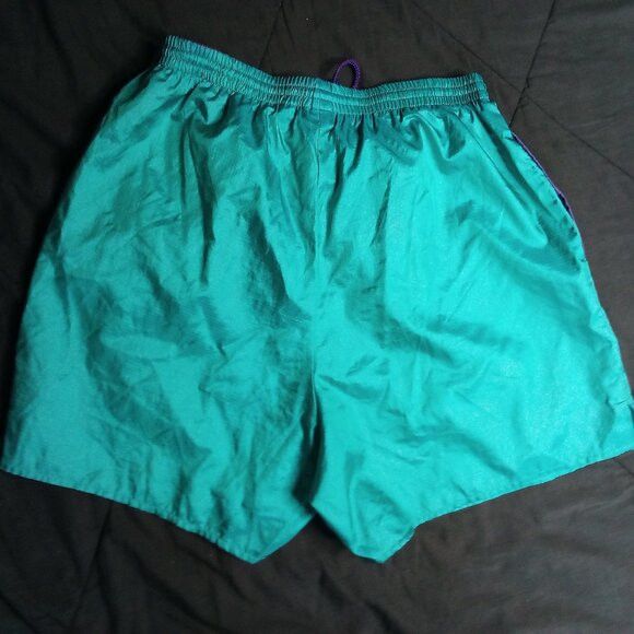 Columbia Vintage 90s Columbia Wind Shorts Women Teal Size 32" / US 10 / IT 46 - 5 Thumbnail