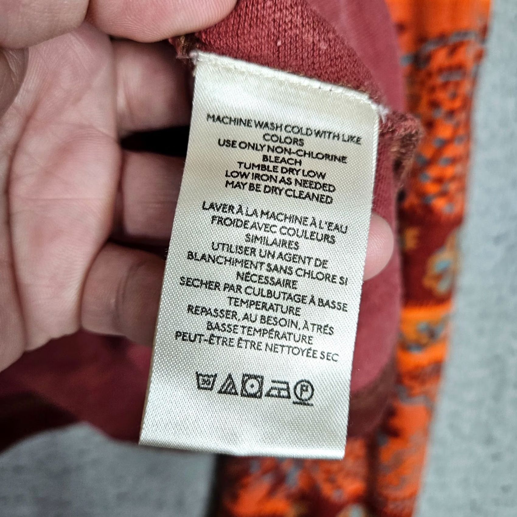 Free People Free People Jamie Moody Combo Cropped Long Sleeve Top XS Multicolor Cotton Blend T-Shirt Shirt Womens Menstrual? Size XS / US 0-2 / IT 36-38 - 5 Thumbnail