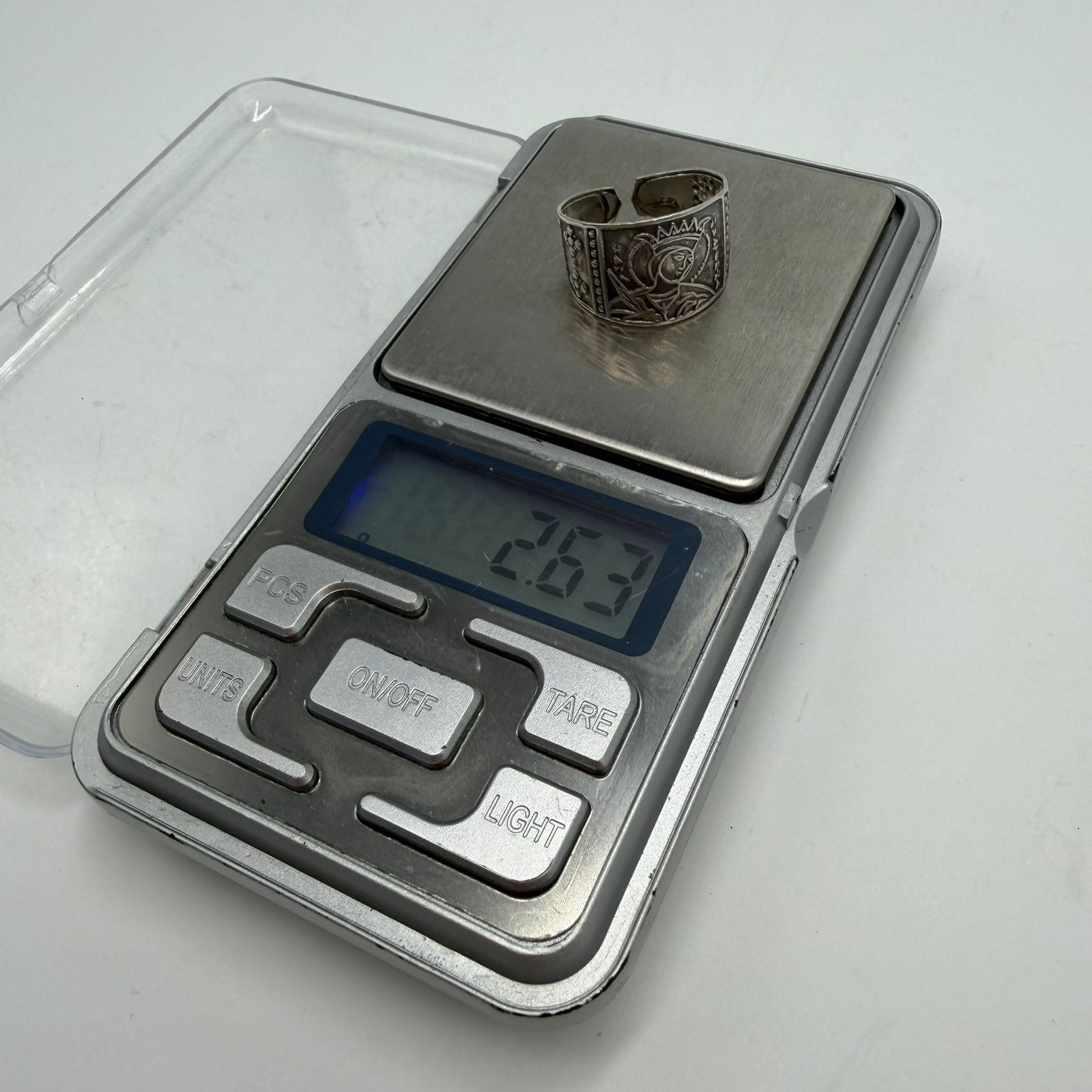 Sterling Silver Vintage 925 Sterling Silver Orthodox St. Catherine Ring 8.5 Size ONE SIZE - 10 Thumbnail
