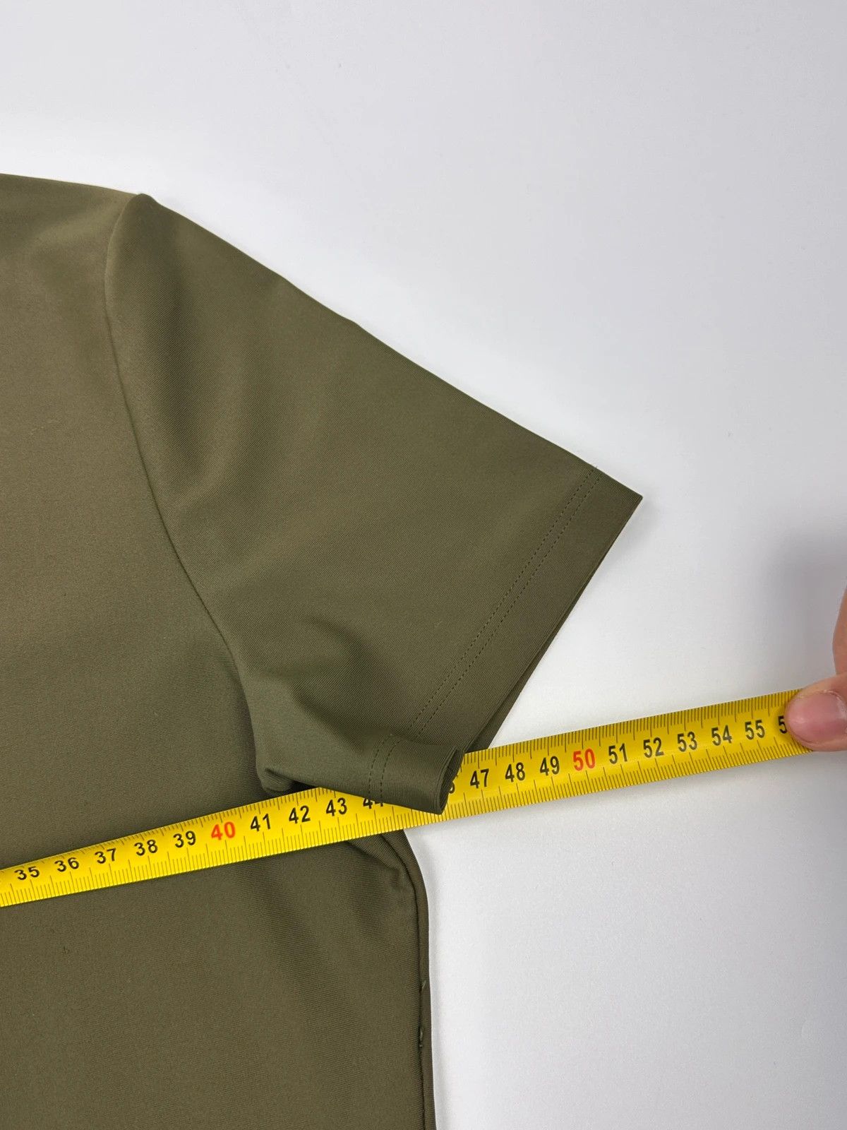 Prada Prada Sport SS06 Khaki Green Sporty Fitted Tee Nylon & Silk Size M / US 6-8 / IT 42-44 - 9 Thumbnail