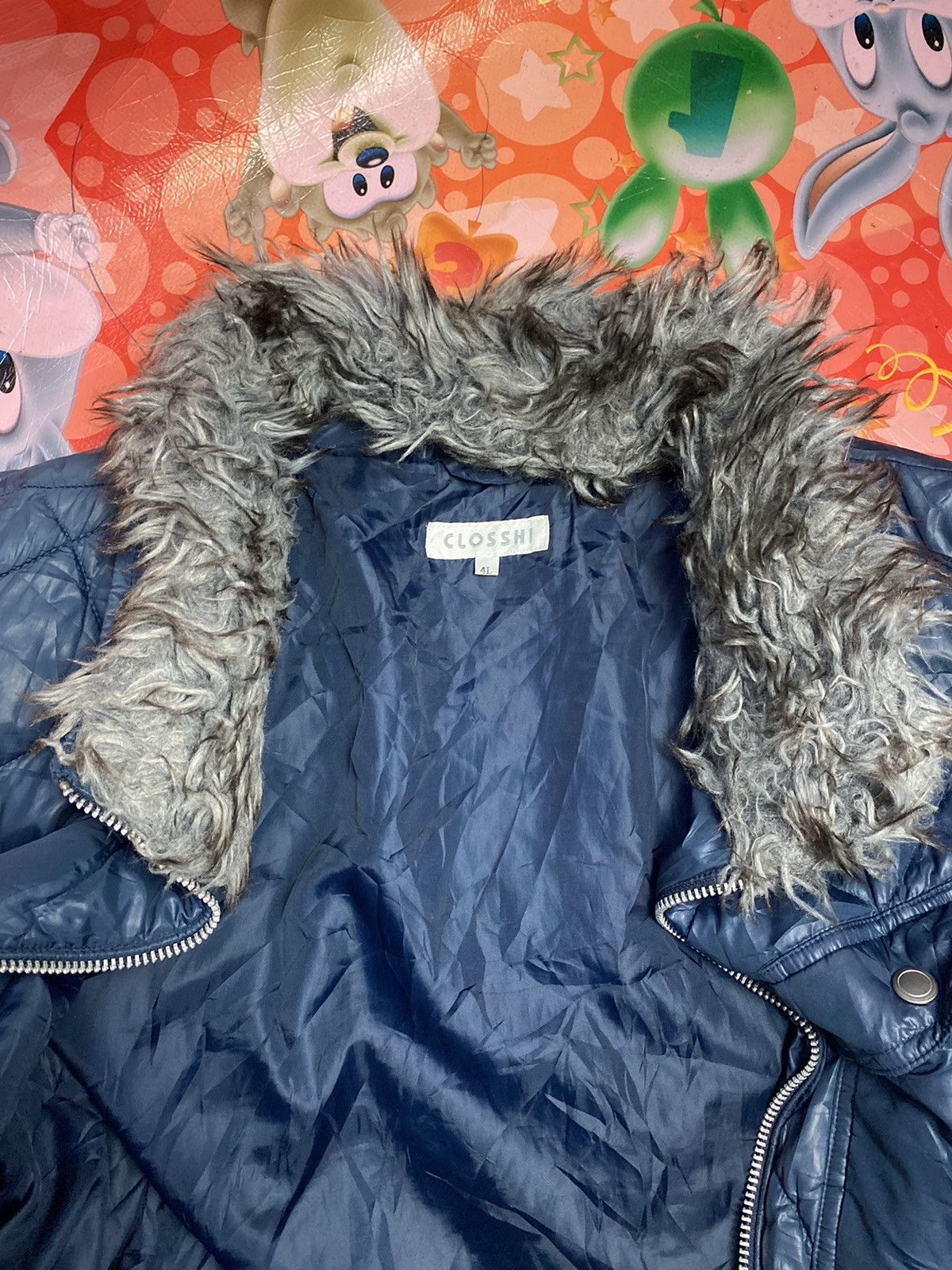 Japanese Brand Japanese Brand Closshi Fur minx Puffer Jacket Size US L / EU 52-54 / 3 - 10 Thumbnail