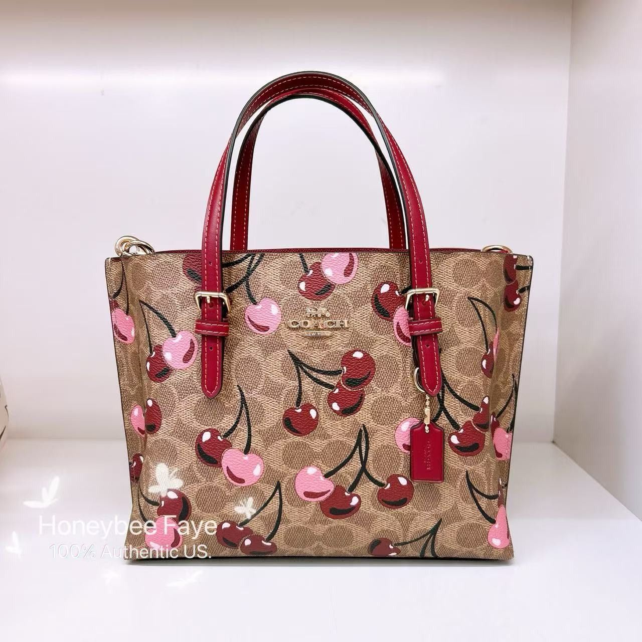 トートバッグ COACH Mollie Tote Bag 25 In Signature Canvas CZ772 s-l1200.jpg