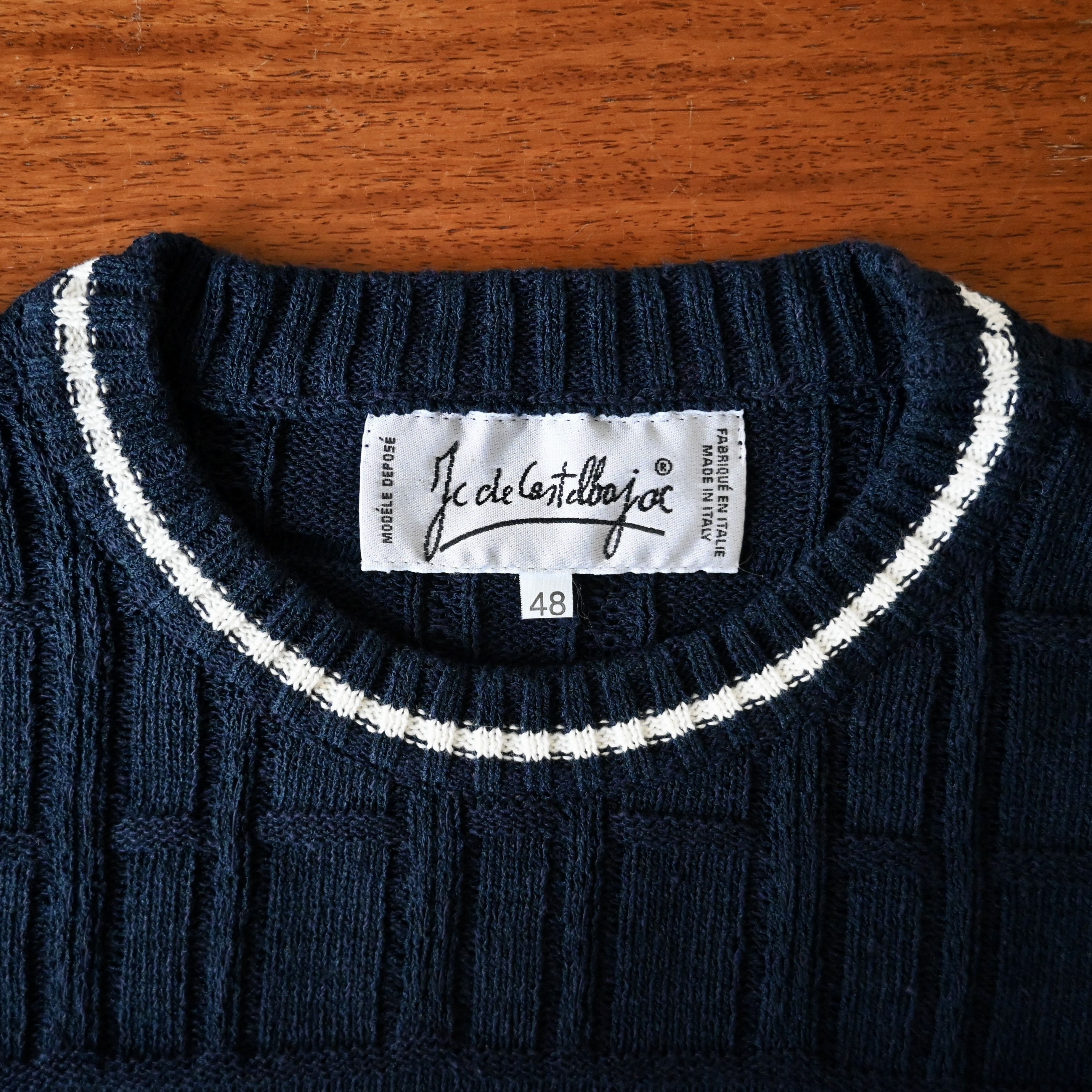 Jean Charles De Castelbajac VTG 1990s Castelbajac "MAFALDA FUN" cotton blend sweater Size US M / EU 48-50 / 2 - 10 Thumbnail
