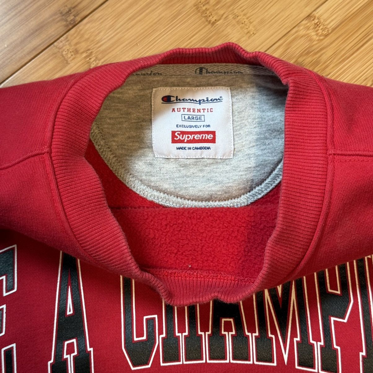 Champion × Supreme Supreme Be A Champion Sweatshirt Large Size US L / EU 52-54 / 3 - 2 Thumbnail