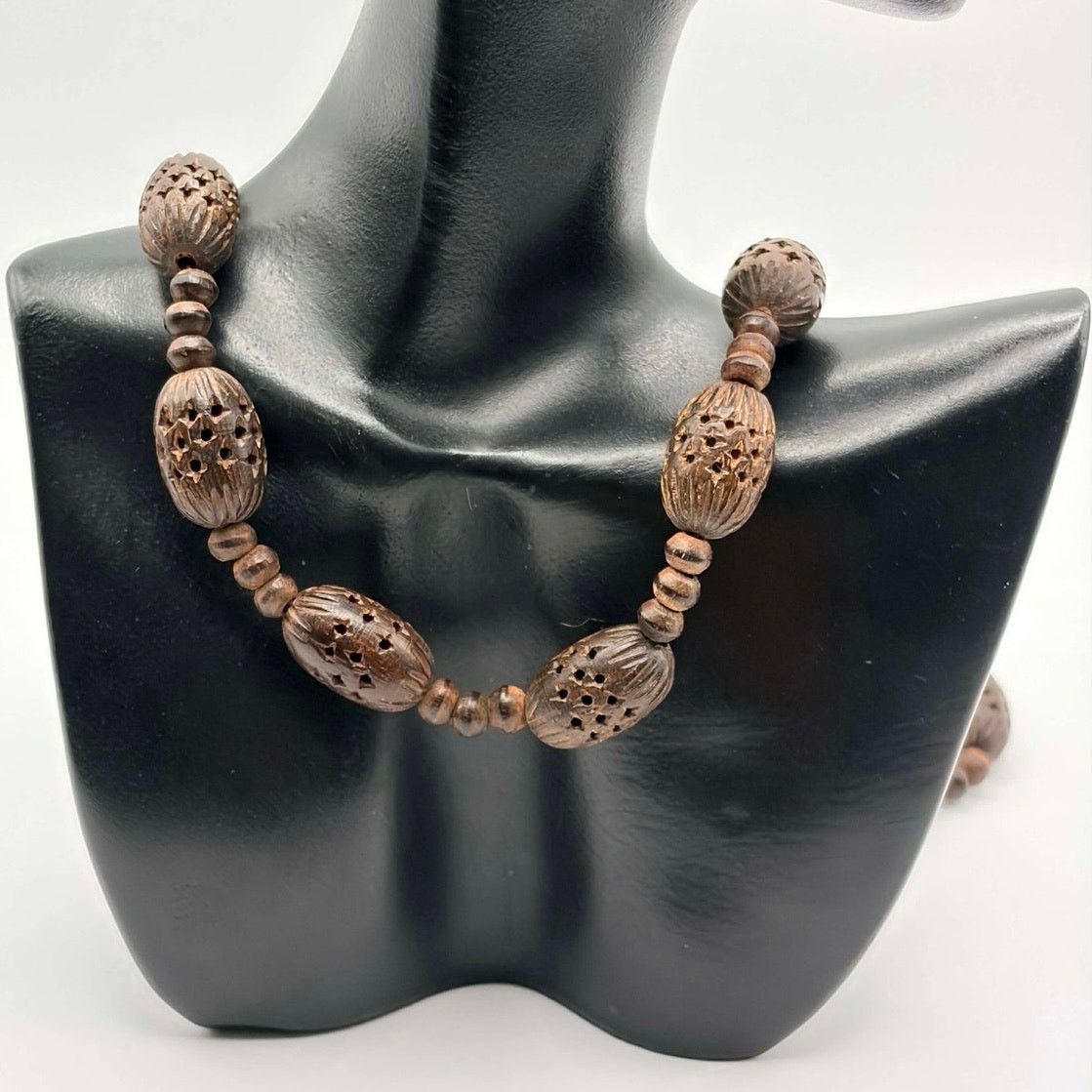 Other Brown Boho Beaded Necklace Size ONE SIZE - 1 Thumbnail