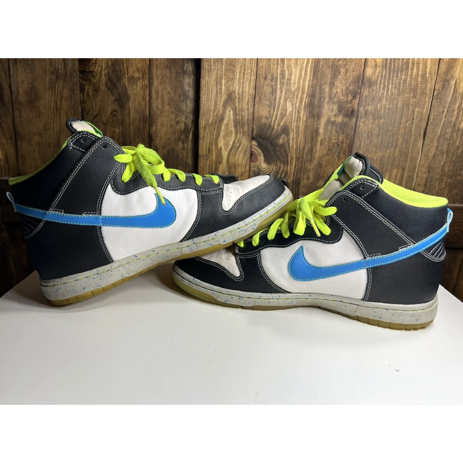 Nike Nike Dunk High AS PRM Men 11 Shoe White/Blue Glow/Black Nike Dunk High High Top Size US 11 / EU 44 - 6 Thumbnail