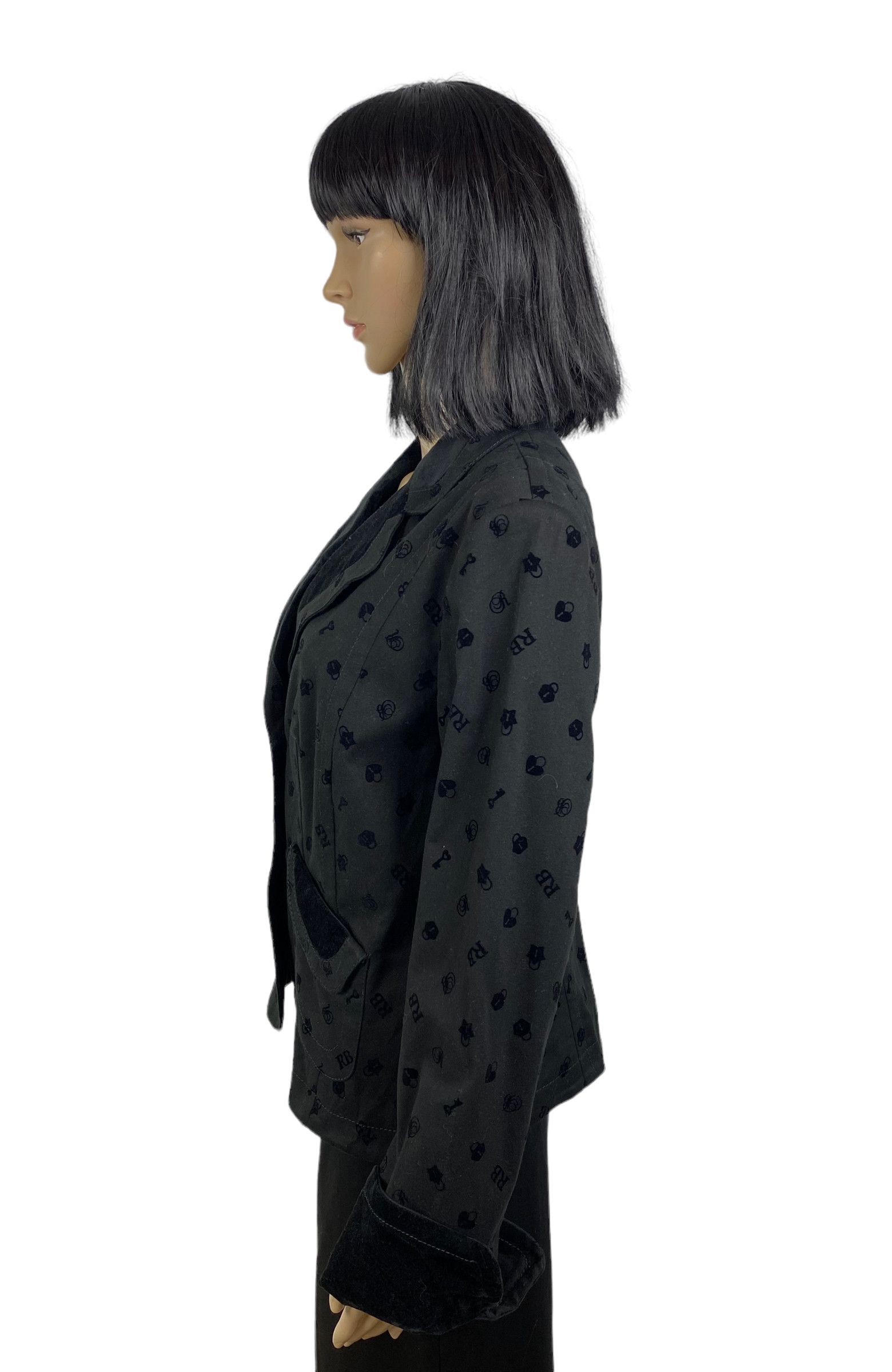 Other Roccobarocco Italy Monogrammed Blazer Size US 12 Size XL / US 12-14 / IT 48-50 - 5 Thumbnail