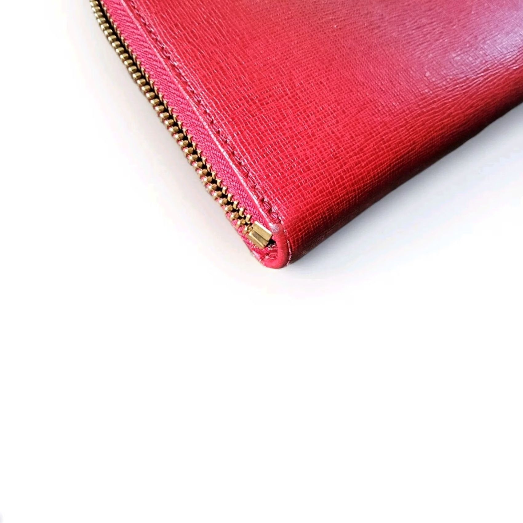 Furla Furla Wallet Zip-Around Leather Full Size Long Red Womens Size ONE SIZE - 5 Thumbnail